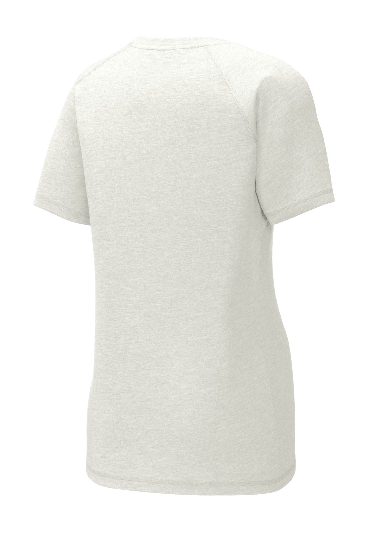 Sport-Tek Women's PosiCharge Tri-Blend Wicking Scoop Neck Raglan Tee LST400 Womens Apparel Shirts & Tops