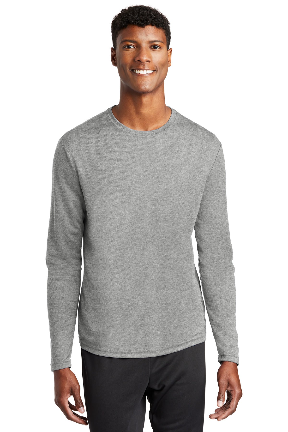 Sport-Tek Men's PosiCharge RacerMesh Long Sleeve Tee. ST340LS Mens Apparel Shirts & Tops