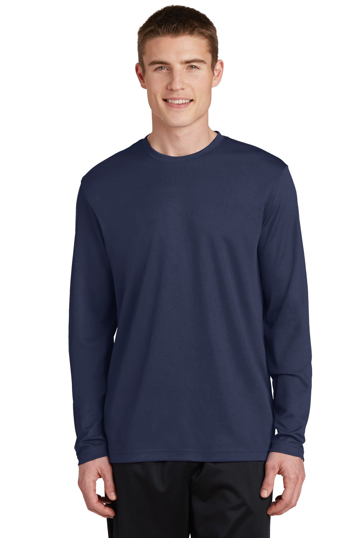 Sport-Tek Men's PosiCharge RacerMesh Long Sleeve Tee. ST340LS Mens Apparel Shirts & Tops