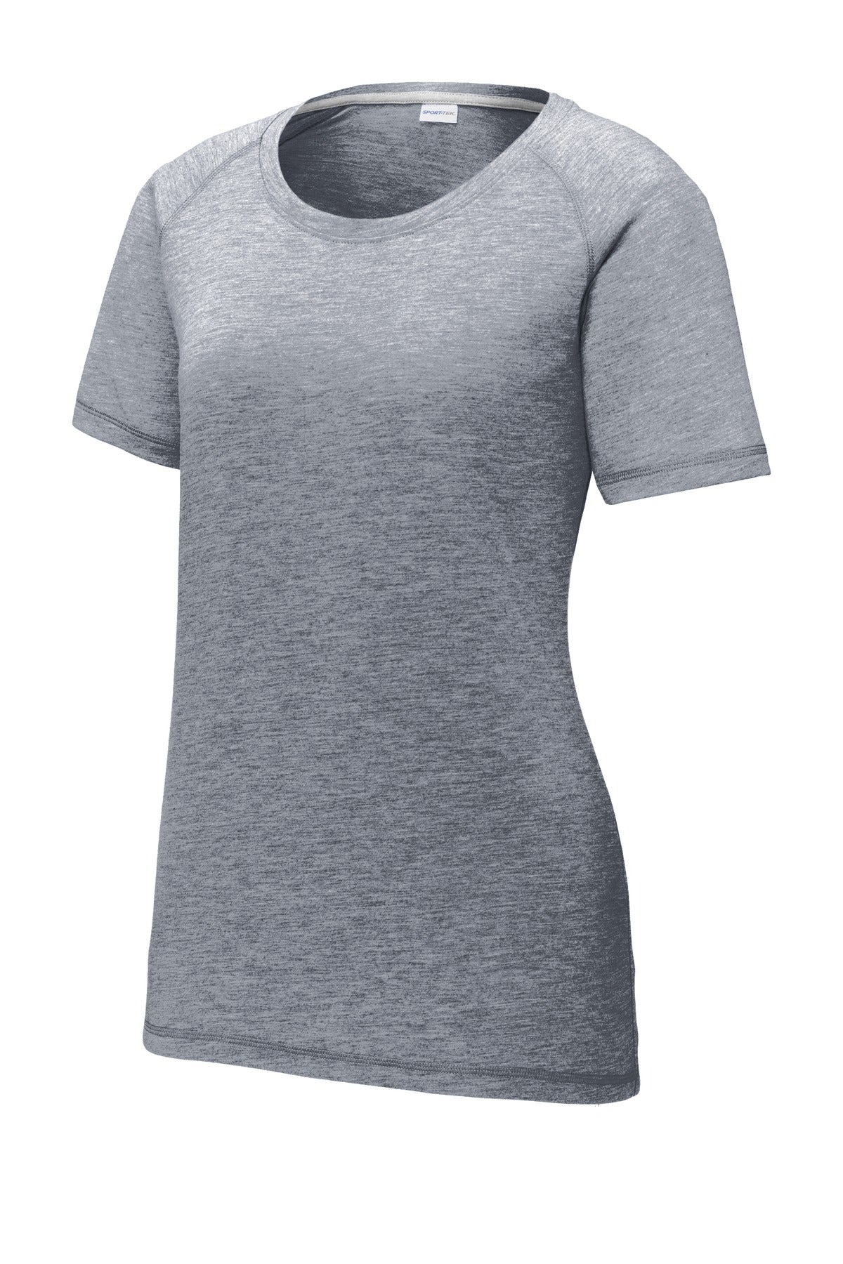 Sport-Tek Women's PosiCharge Tri-Blend Wicking Scoop Neck Raglan Tee LST400 Womens Apparel Shirts & Tops