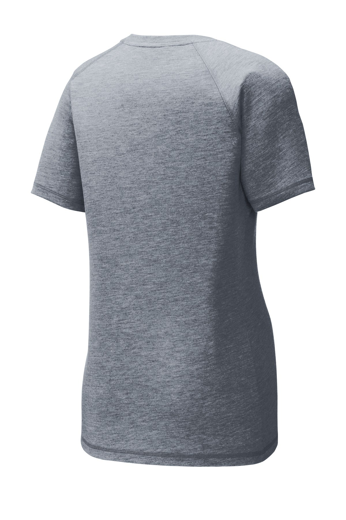 Sport-Tek Women's PosiCharge Tri-Blend Wicking Scoop Neck Raglan Tee LST400 Womens Apparel Shirts & Tops