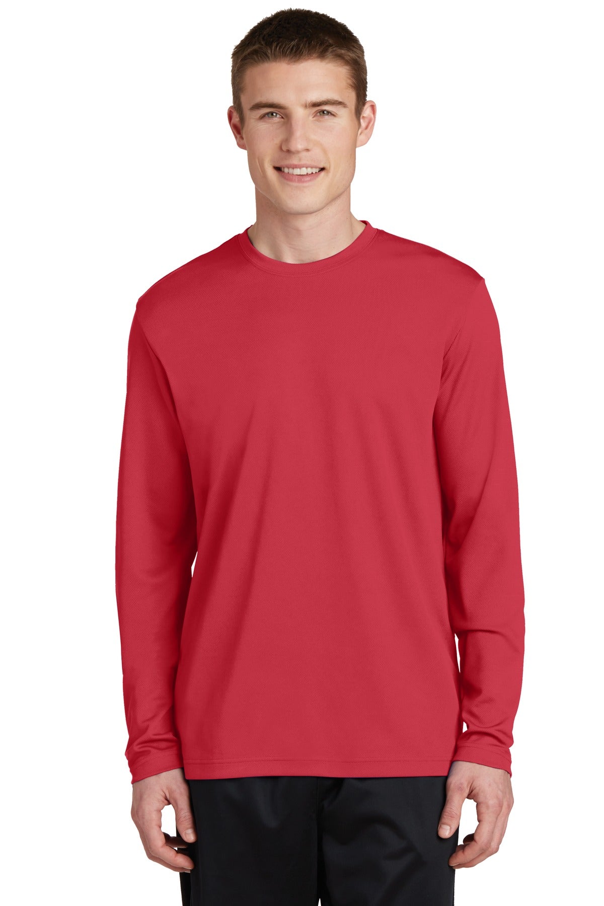 Sport-Tek Men's PosiCharge RacerMesh Long Sleeve Tee. ST340LS Mens Apparel Shirts & Tops