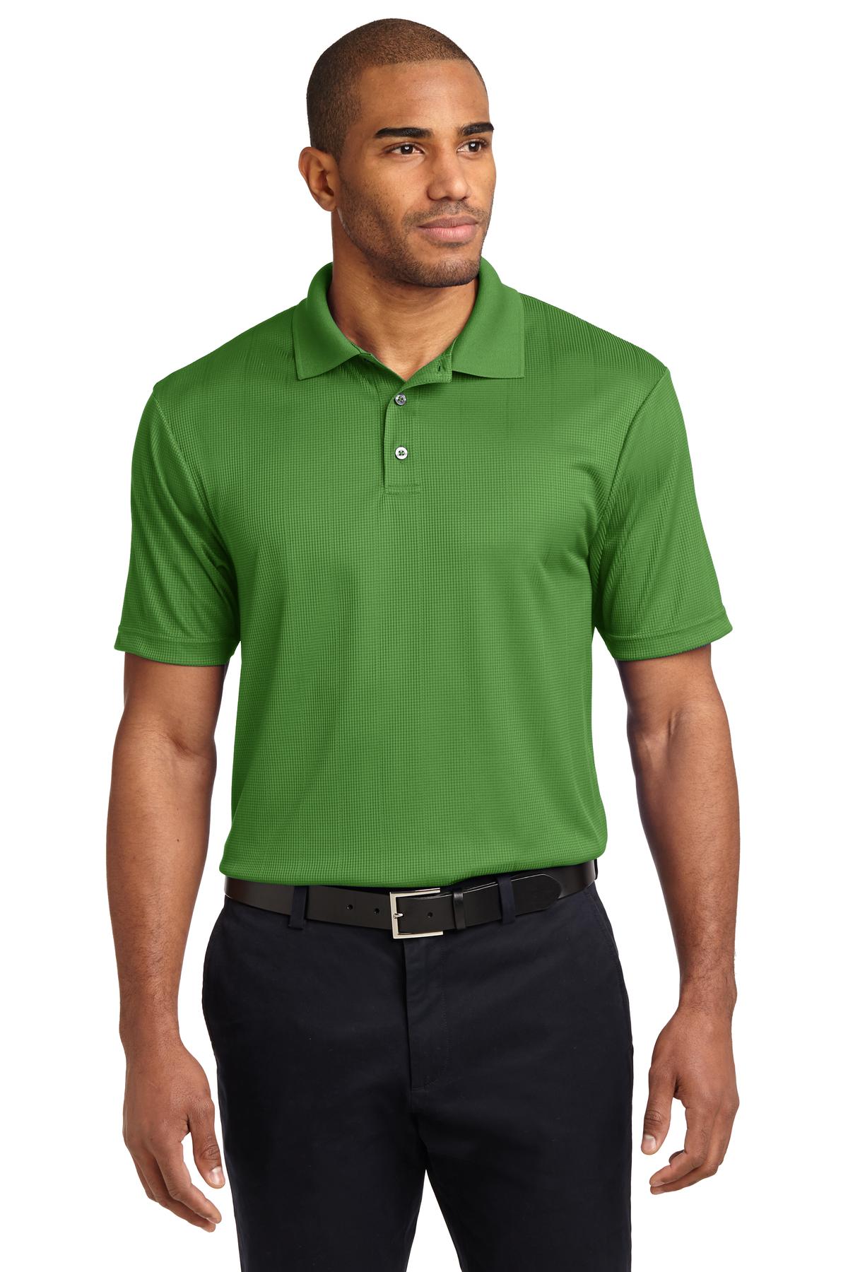 Port Authority Men's Performance Fine Jacquard Polo. K528 Mens Apparel Shirts & Tops