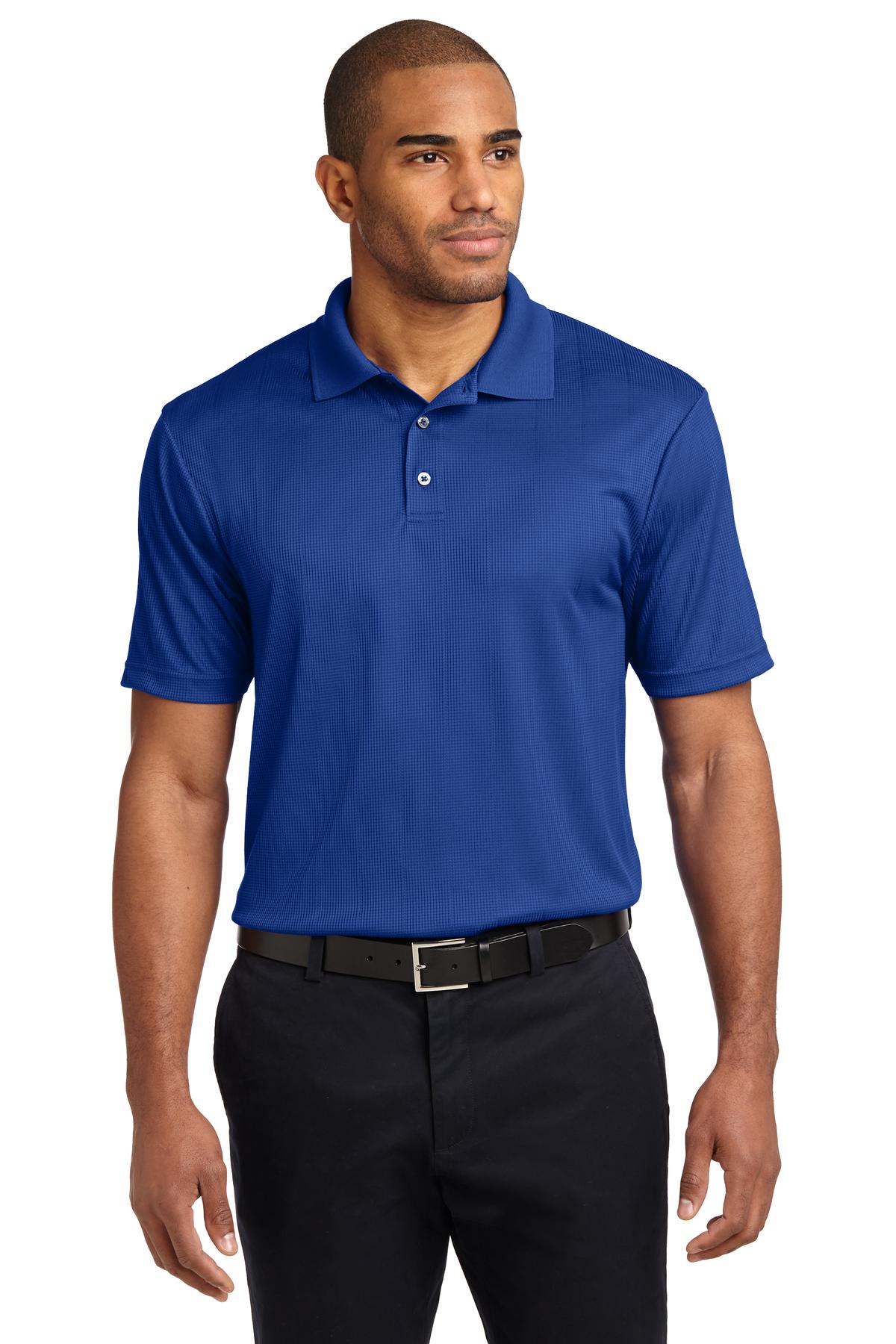 Port Authority Men's Performance Fine Jacquard Polo. K528 Mens Apparel Shirts & Tops