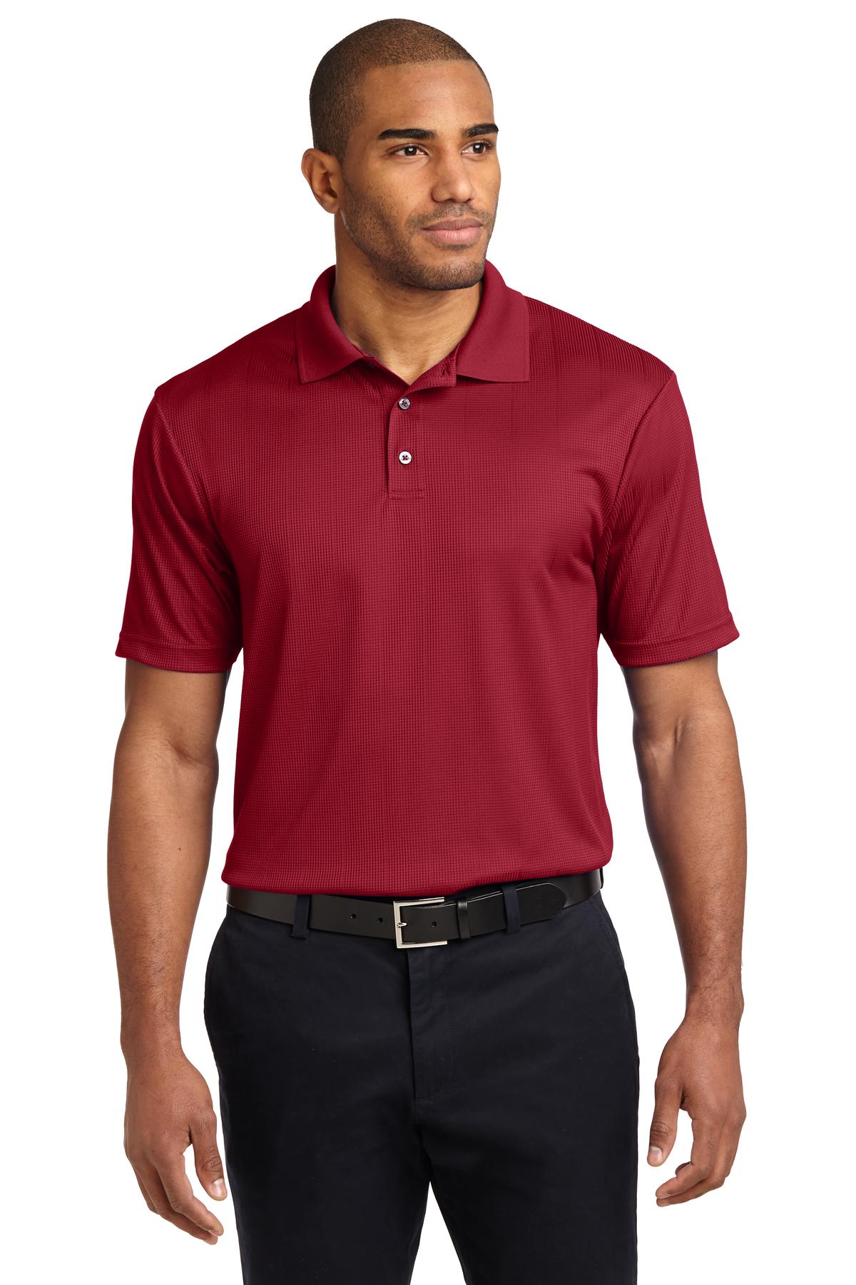 Port Authority Men's Performance Fine Jacquard Polo. K528 Mens Apparel Shirts & Tops