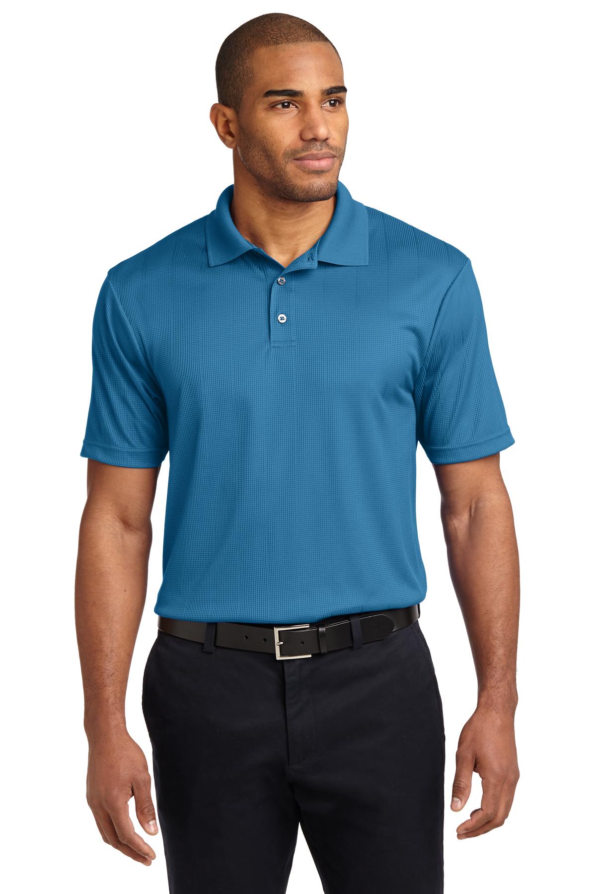 Port Authority Men's Performance Fine Jacquard Polo. K528 Mens Apparel Shirts & Tops