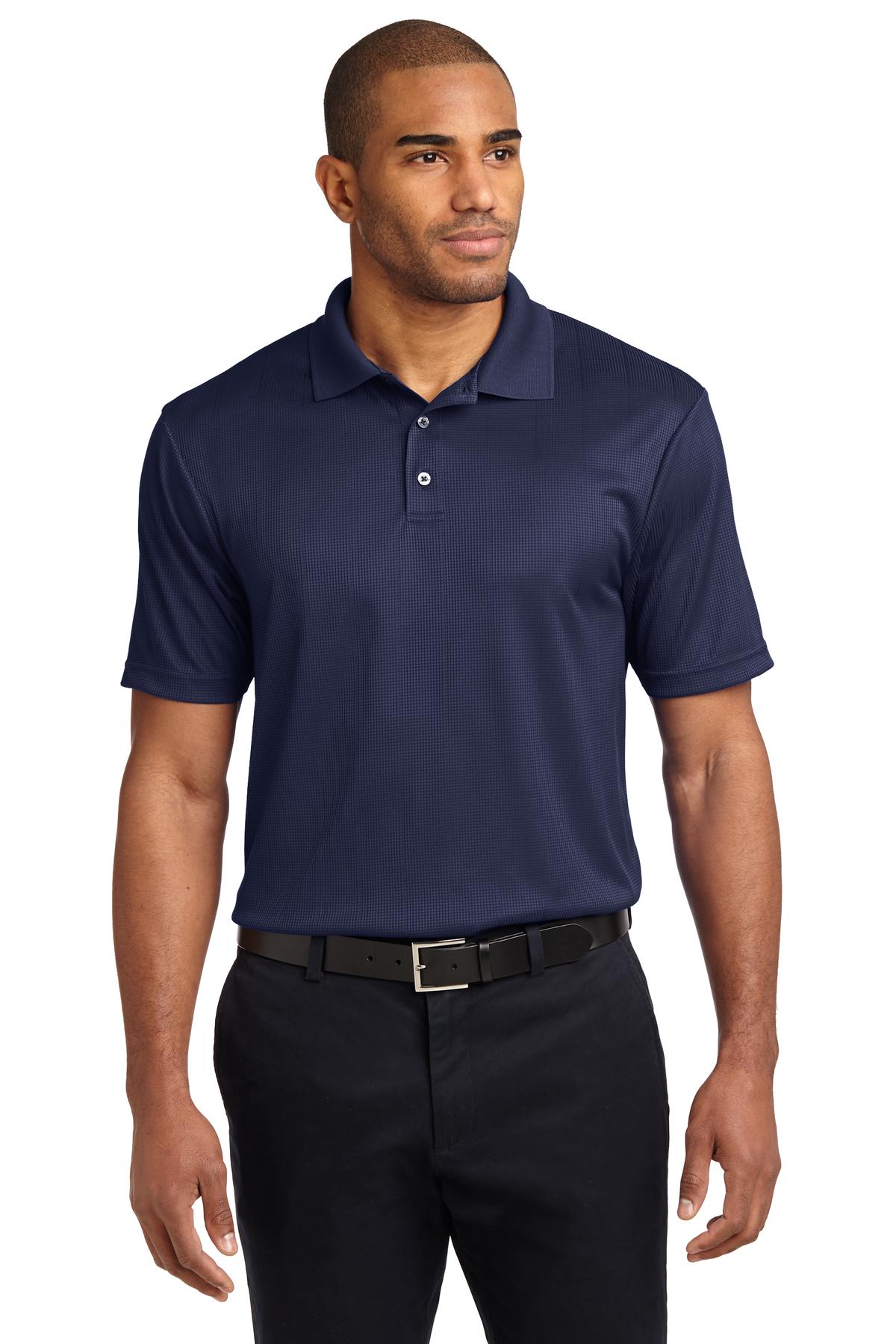 Port Authority Men's Performance Fine Jacquard Polo. K528 Mens Apparel Shirts & Tops