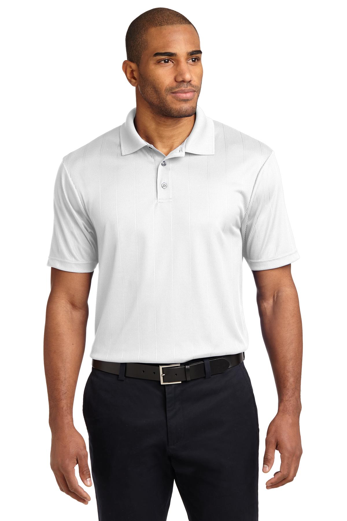 Port Authority Men's Performance Fine Jacquard Polo. K528 Mens Apparel Shirts & Tops