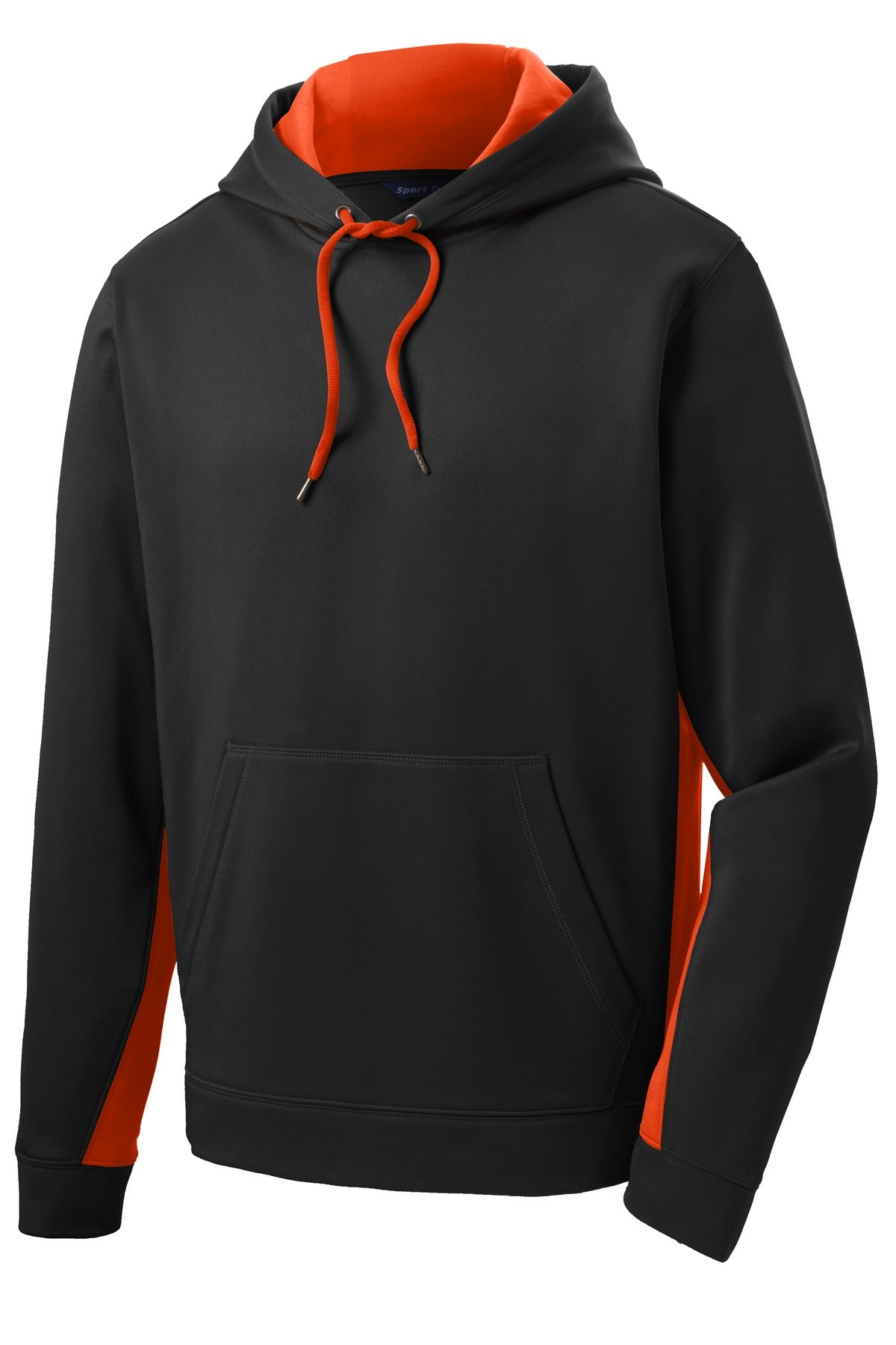 Sport-Tek Men's Sport-Wick Fleece Colorblock Hooded Pullover Mens Apparel Sweatshirts & Fleece