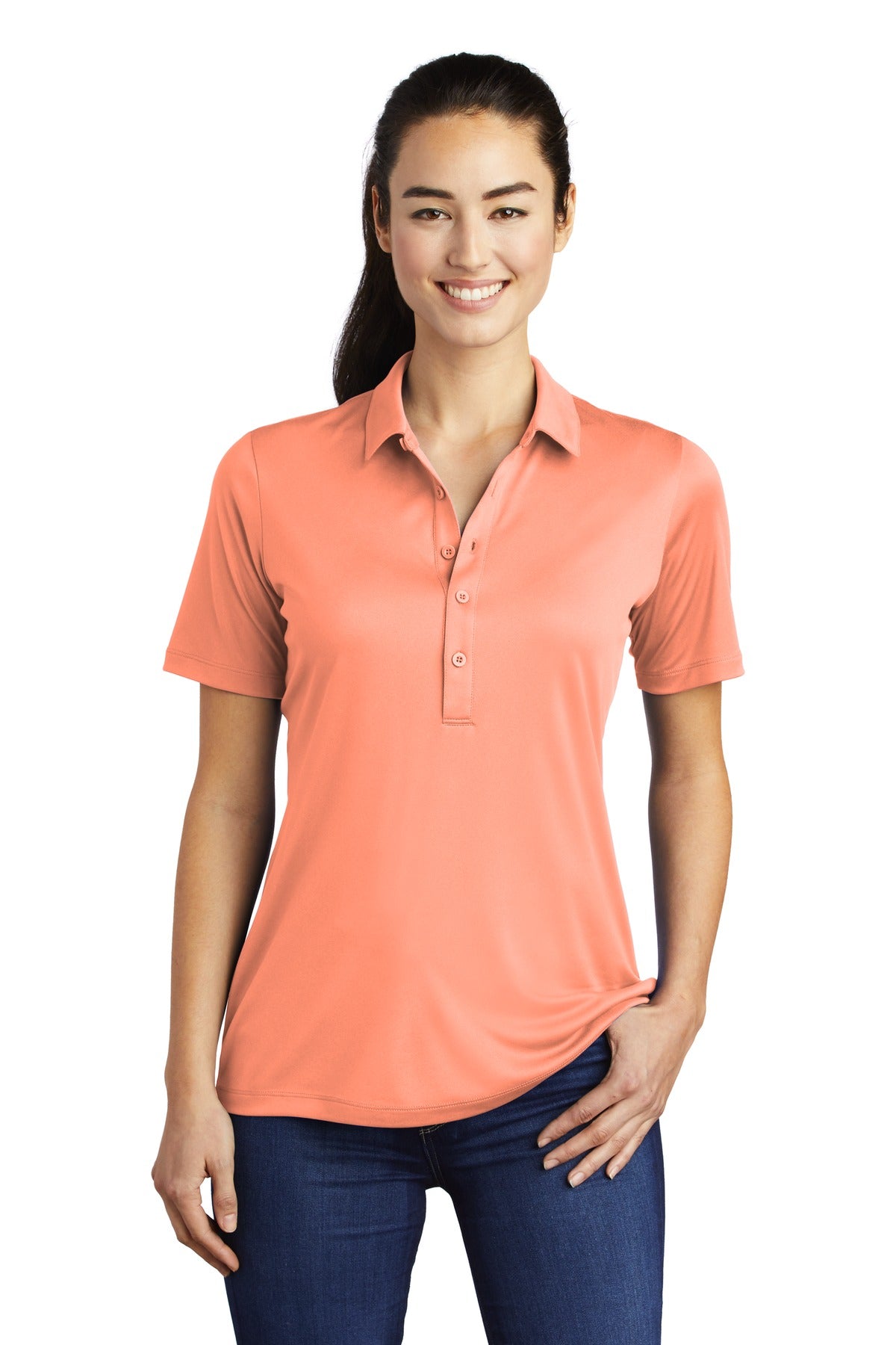 Sport-Tek Women's Posi-UV Pro Polo LST520 Womens Apparel Shirts & Tops