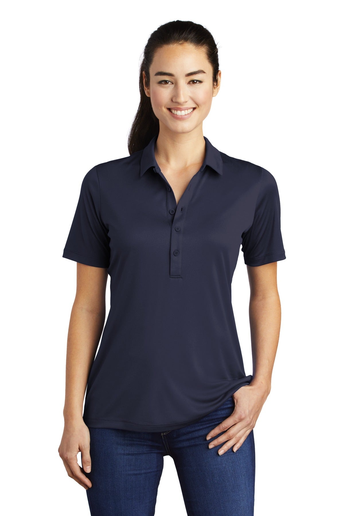 Sport-Tek Women's Posi-UV Pro Polo LST520 Womens Apparel Shirts & Tops