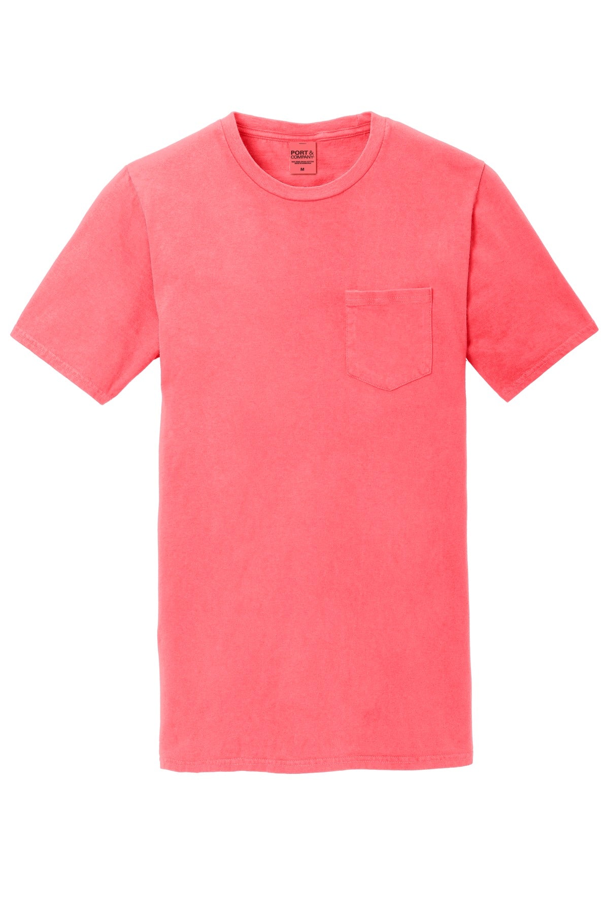 Port & Company Men's Beach Wash Garment-Dyed Pocket Tee Mens Apparel Shirts & Tops