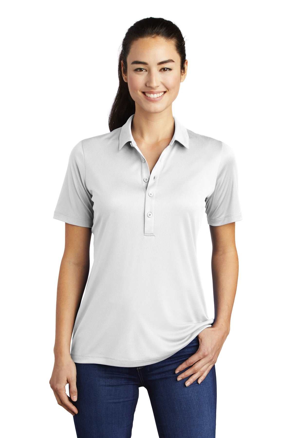 Sport-Tek Women's Posi-UV Pro Polo LST520 Womens Apparel Shirts & Tops