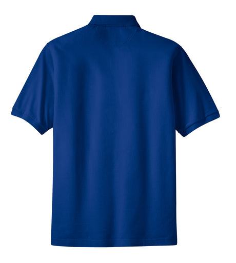 Port Authority Men's Heavyweight Cotton Pique Polo with Pocket. K420P Mens Apparel Shirts & Tops