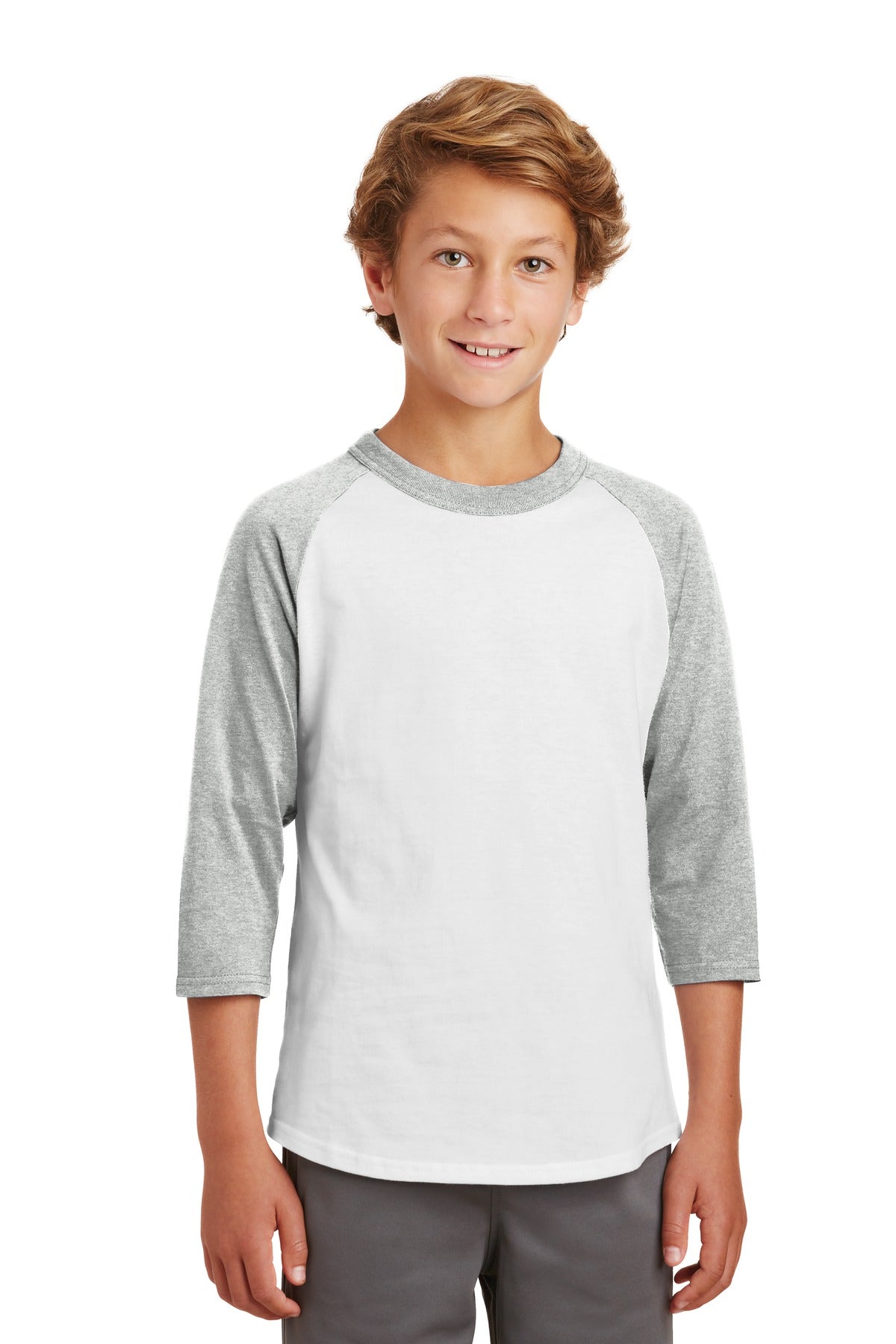 Sport-Tek Youth Colorblock Raglan Jersey YT200 Youth Apparel Shirts & Tops
