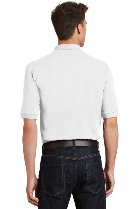 Port Authority Men's Heavyweight Cotton Pique Polo with Pocket. K420P Mens Apparel Shirts & Tops