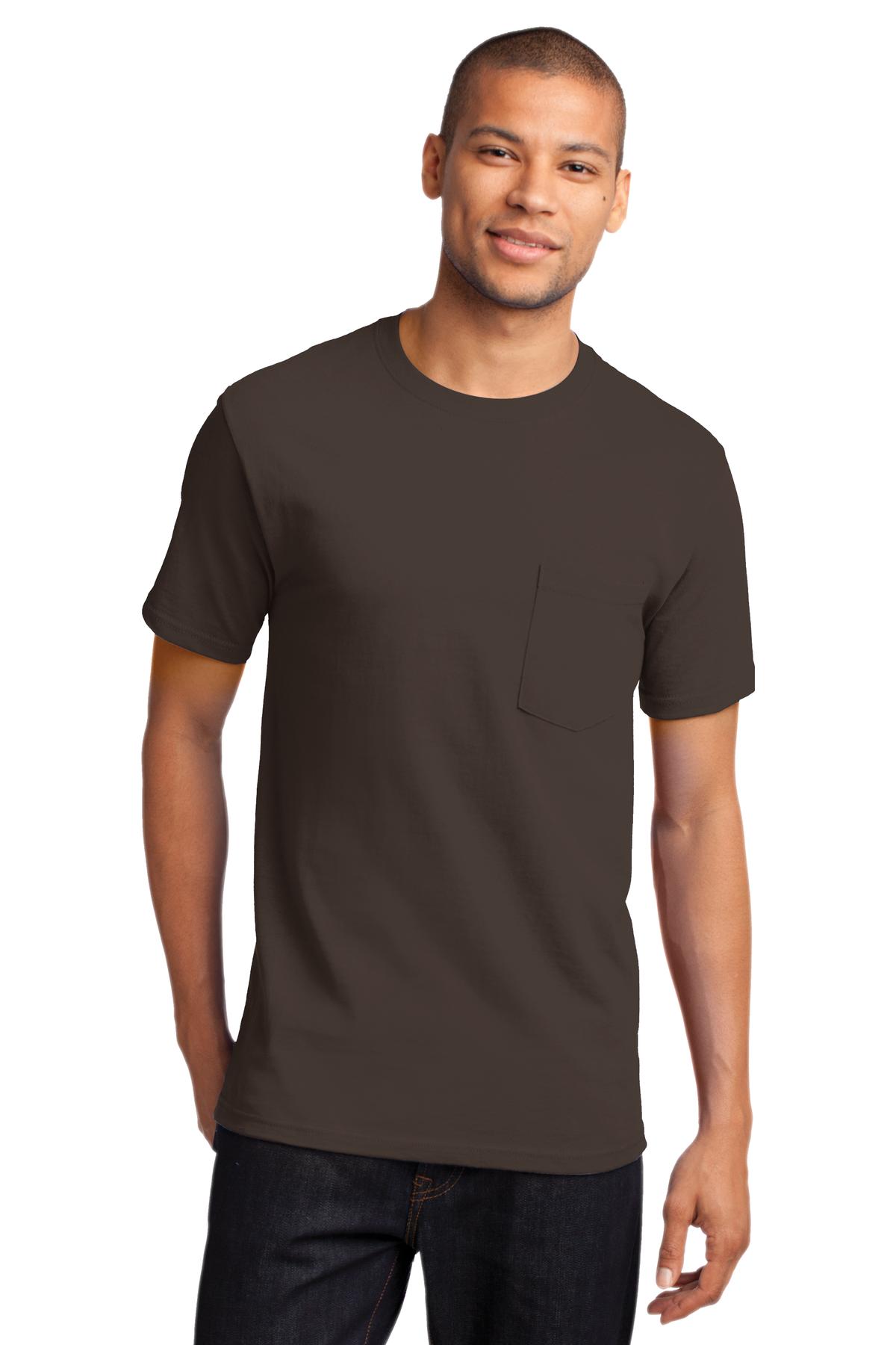 Port & Company Men's Tall Essential Pocket Tee Mens Apparel Shirts & Tops