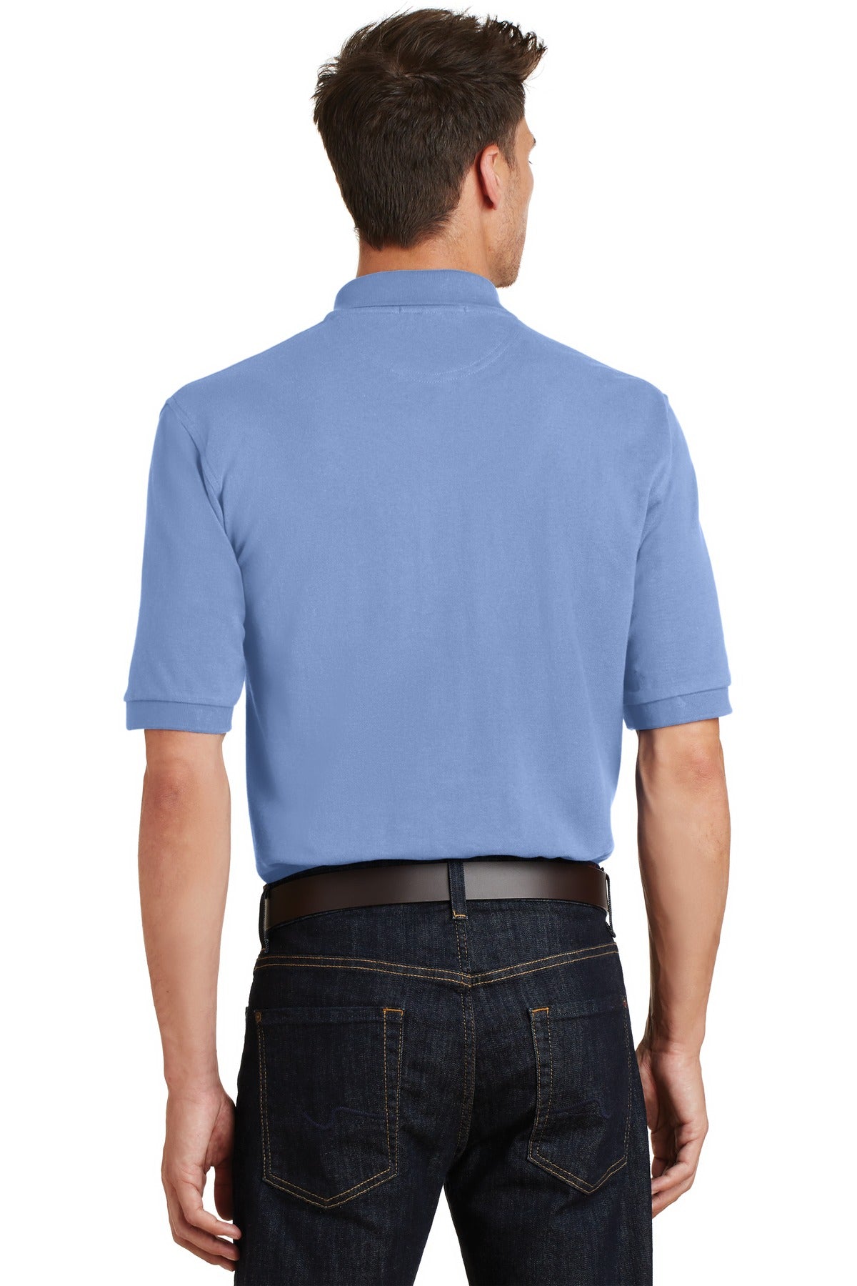 Port Authority Men's Heavyweight Cotton Pique Polo with Pocket. K420P Mens Apparel Shirts & Tops