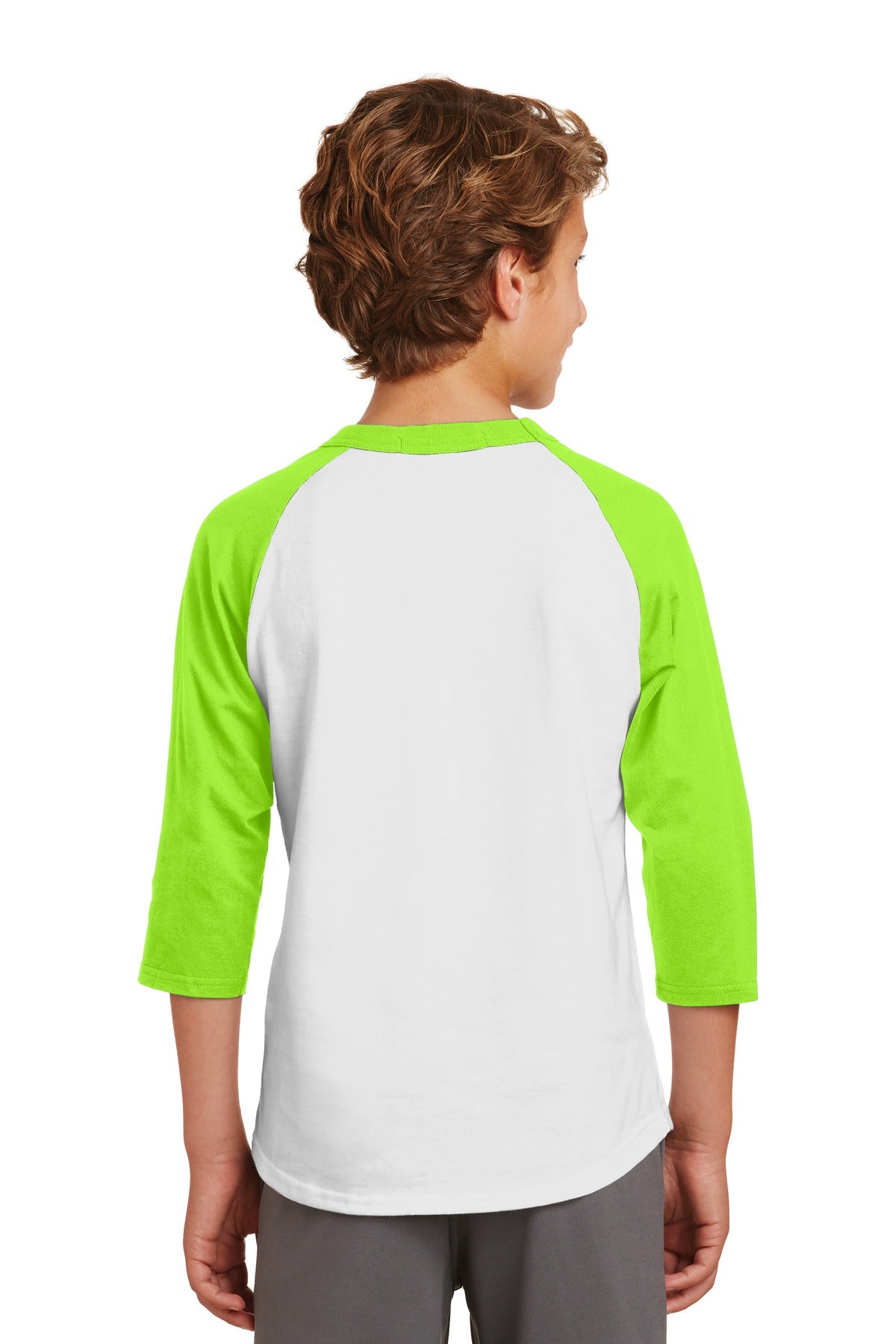 Sport-Tek Youth Colorblock Raglan Jersey YT200 Youth Apparel Shirts & Tops