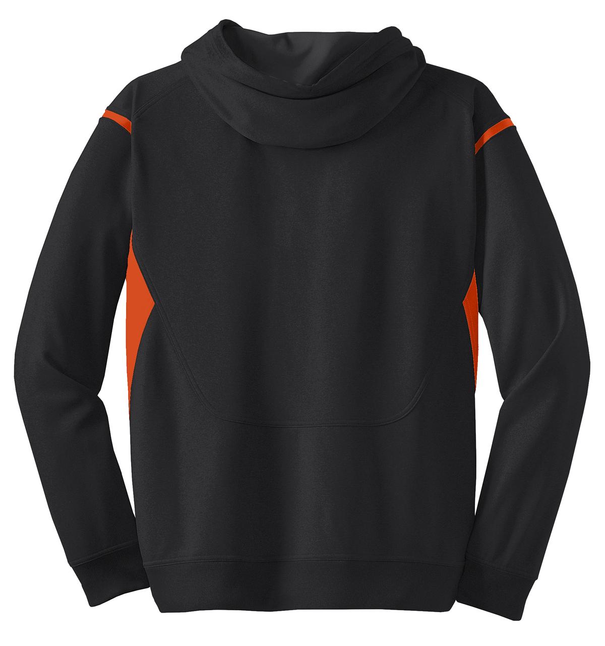 Sport-Tek Men's Tech Fleece Colorblock Hooded Sweatshirt Mens Apparel Sweatshirts & Fleece