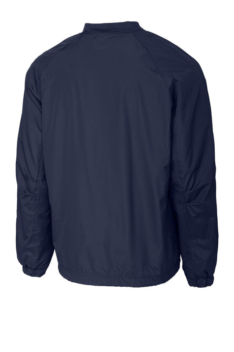 Sport-Tek Men's V-Neck Raglan Wind Shirt Mens Apparel Sweatshirts & Fleece