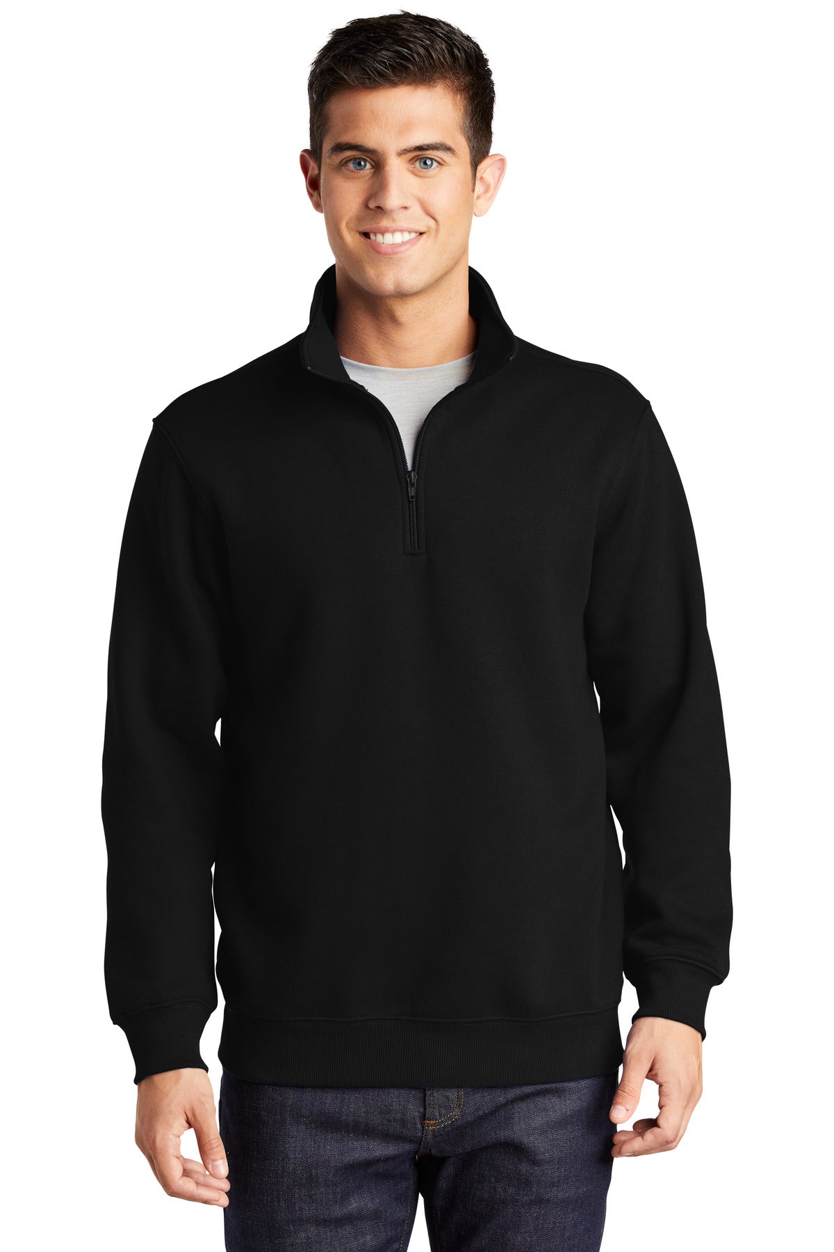 Sport-Tek 1/4-Zip Sweatshirt. ST253 Mens Apparel Sweatshirts & Fleece