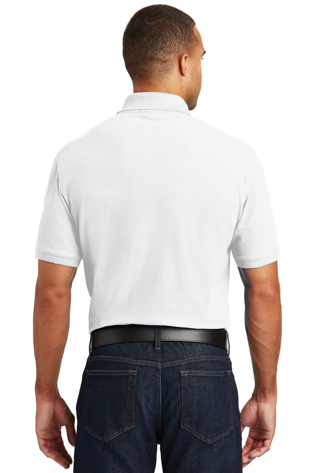 Port Authority Men's Core Classic Pique Pocket Polo. K100P Mens Apparel Shirts & Tops
