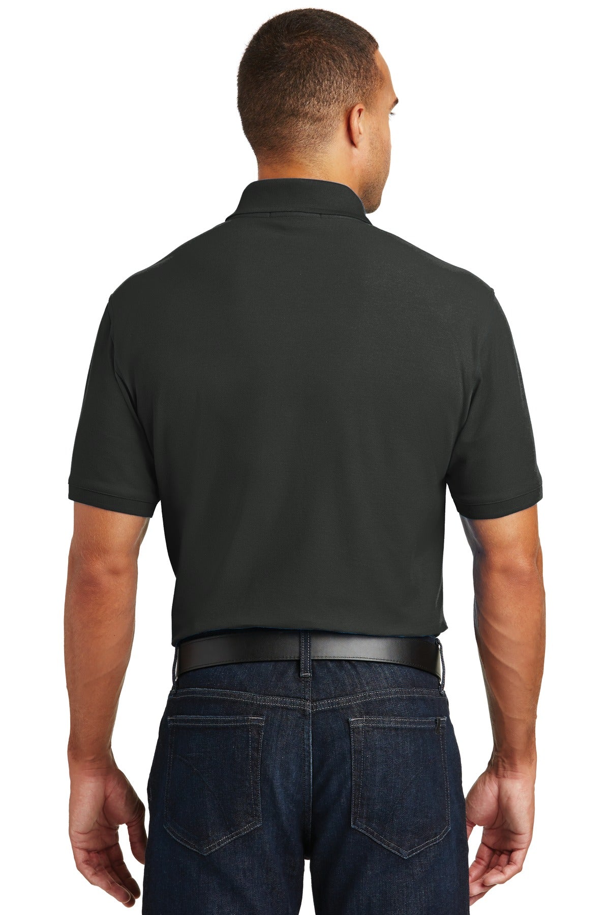Port Authority Men's Core Classic Pique Pocket Polo. K100P Mens Apparel Shirts & Tops