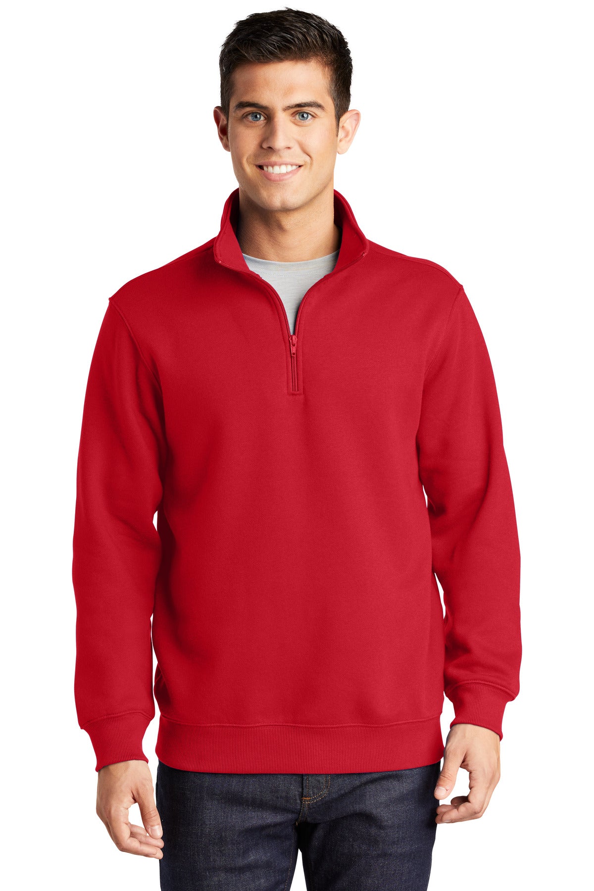 Sport-Tek 1/4-Zip Sweatshirt. ST253 Mens Apparel Sweatshirts & Fleece