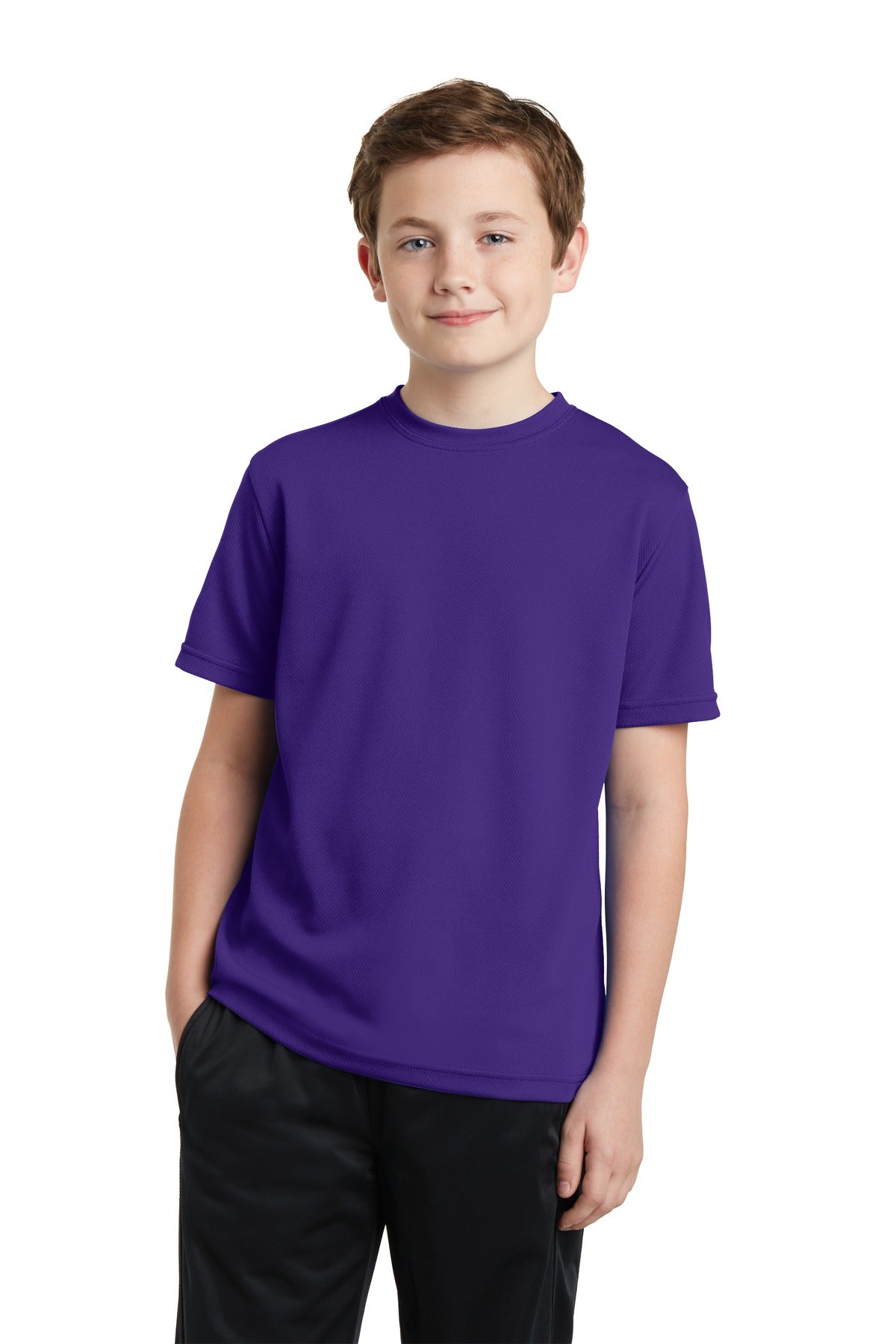 Sport-Tek Youth PosiCharge RacerMesh Tee. YST340 Youth Apparel Shirts & Tops