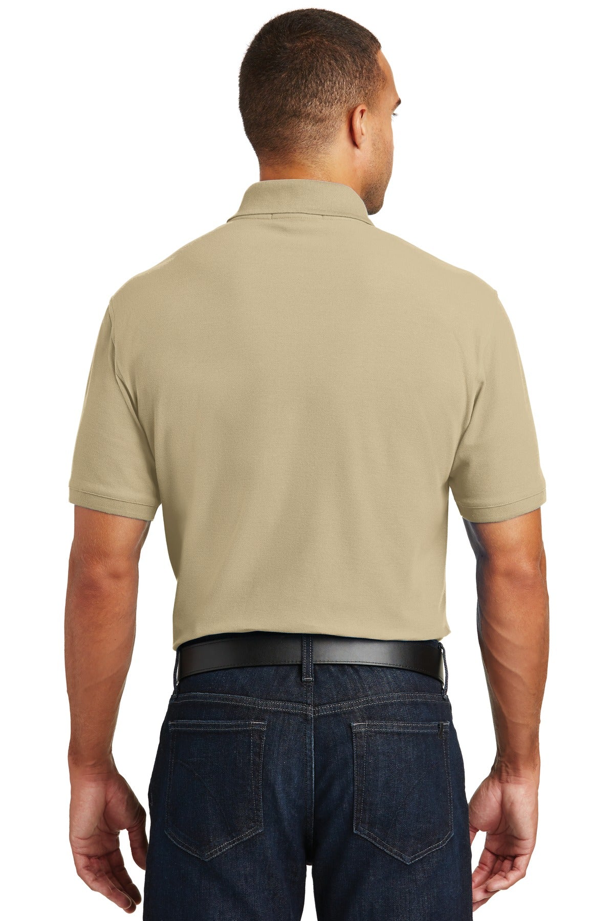 Port Authority Men's Core Classic Pique Pocket Polo. K100P Mens Apparel Shirts & Tops