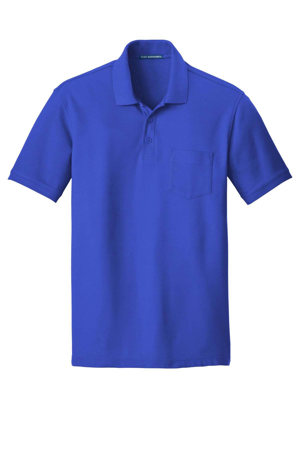 Port Authority Men's Core Classic Pique Pocket Polo. K100P Mens Apparel Shirts & Tops