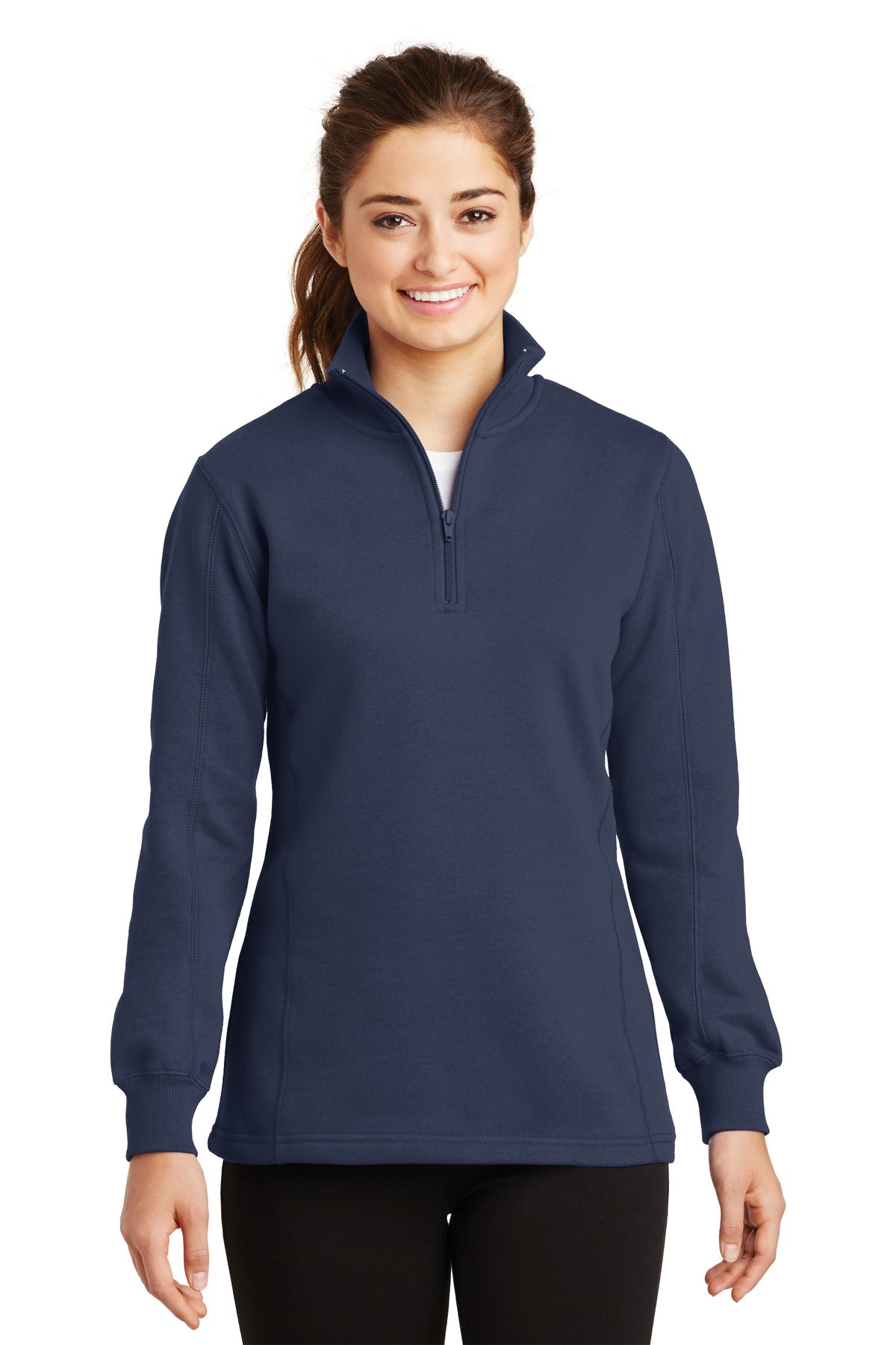Sport-Tek Women's 1/4-Zip Sweatshirt LST253 Womens Apparel Sweatshirts & Fleece