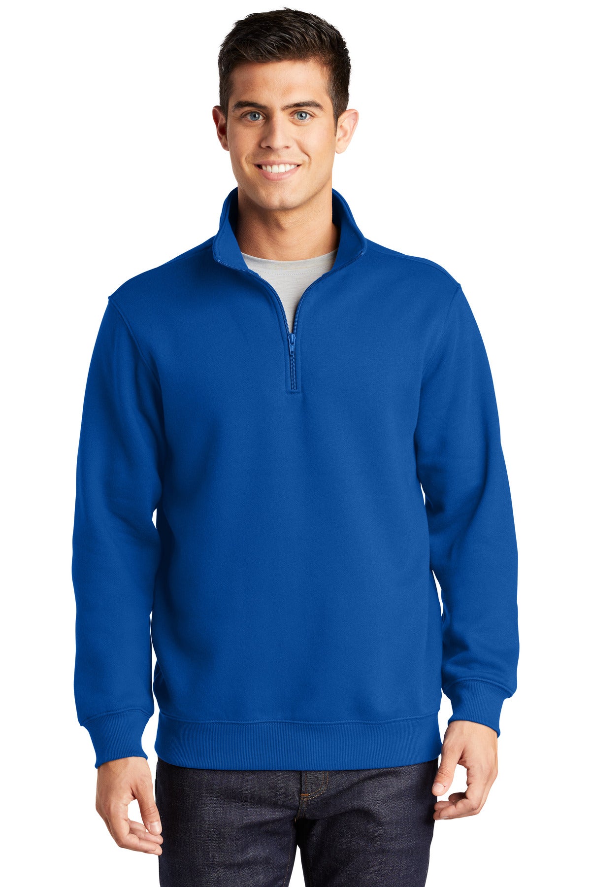 Sport-Tek Men's 1/4-Zip Sweatshirt Mens Apparel Sweatshirts & Fleece
