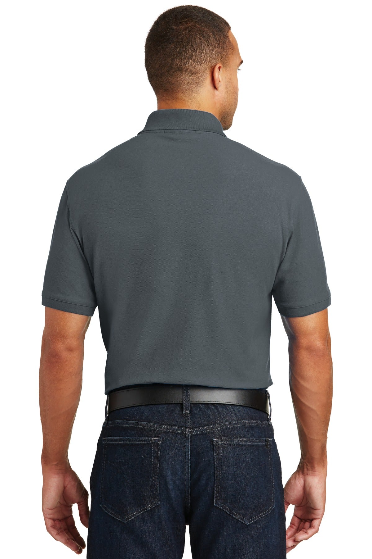Port Authority Men's Core Classic Pique Pocket Polo. K100P Mens Apparel Shirts & Tops