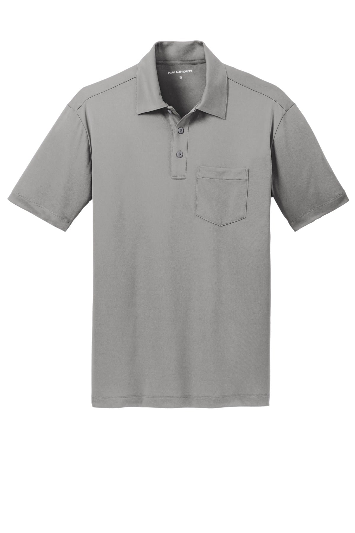 Port Authority Men's Silk Touch Performance Pocket Polo. K540P Mens Apparel Shirts & Tops