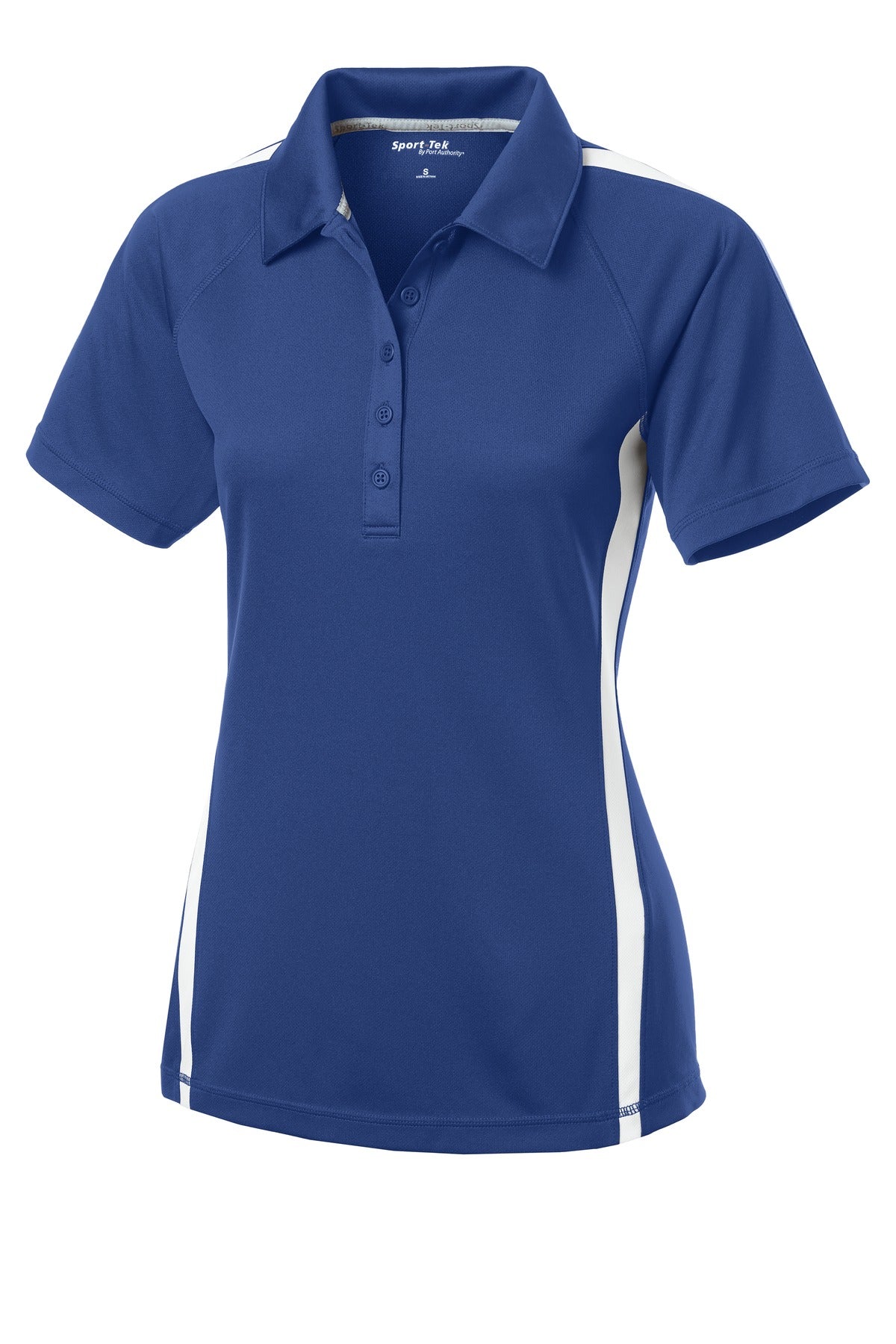 Sport-Tek Women's PosiCharge Micro-Mesh Colorblock Polo. LST685 Womens Apparel Shirts & Tops