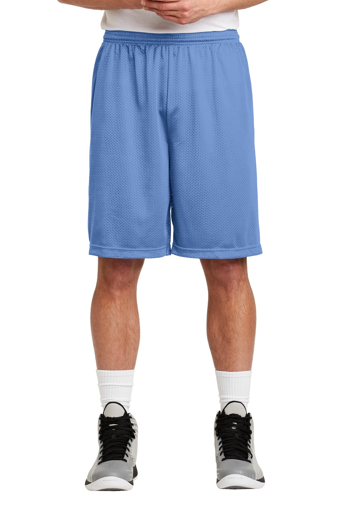 Sport-Tek Men's Long PosiCharge Classic Mesh Short Mens Apparel Shorts
