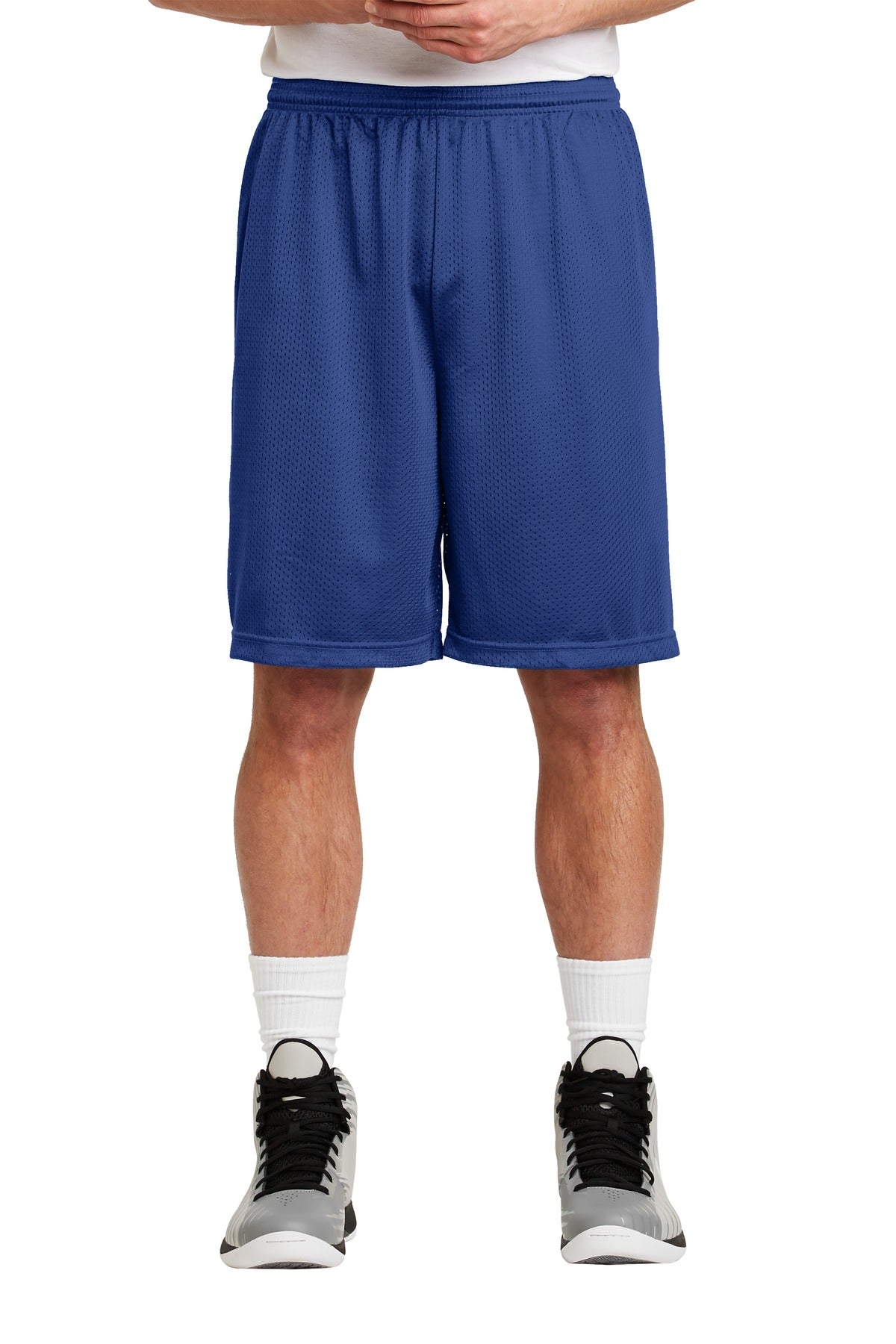 Sport-Tek Men's Long PosiCharge Classic Mesh Short Mens Apparel Shorts