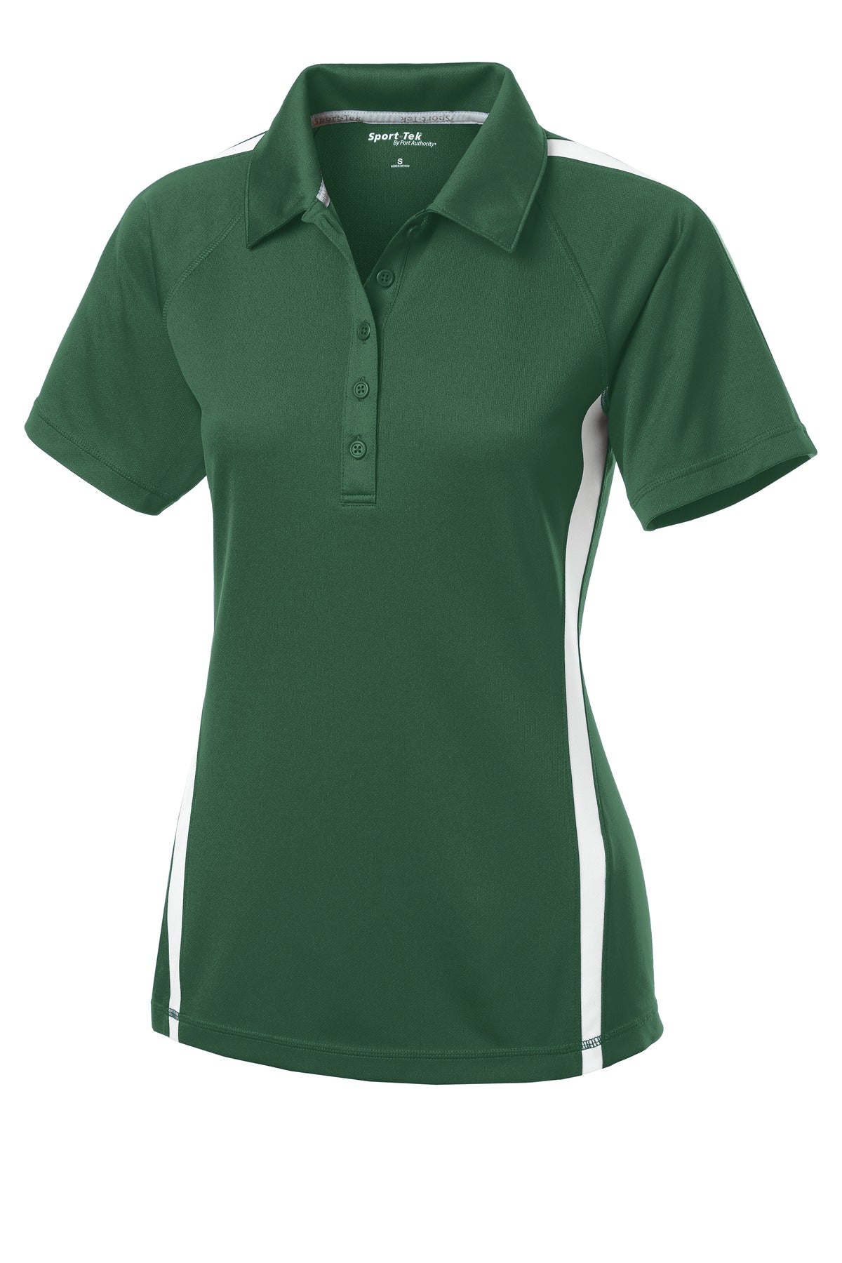 Sport-Tek Women's PosiCharge Micro-Mesh Colorblock Polo. LST685 Womens Apparel Shirts & Tops