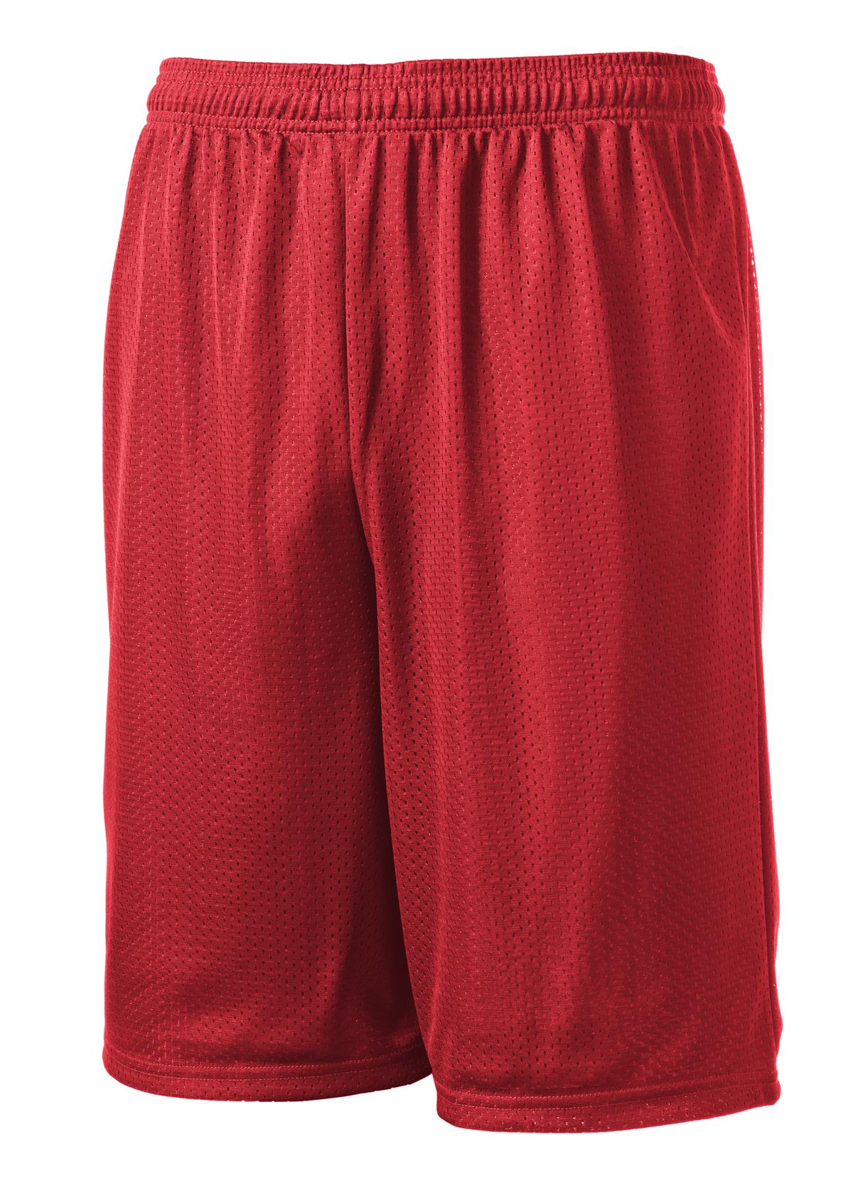 Sport-Tek Men's Long PosiCharge Classic Mesh Short Mens Apparel Shorts