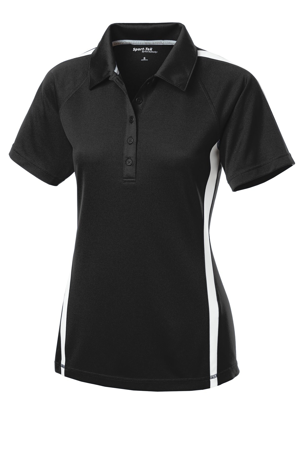 Sport-Tek Women's PosiCharge Micro-Mesh Colorblock Polo. LST685 Womens Apparel Shirts & Tops