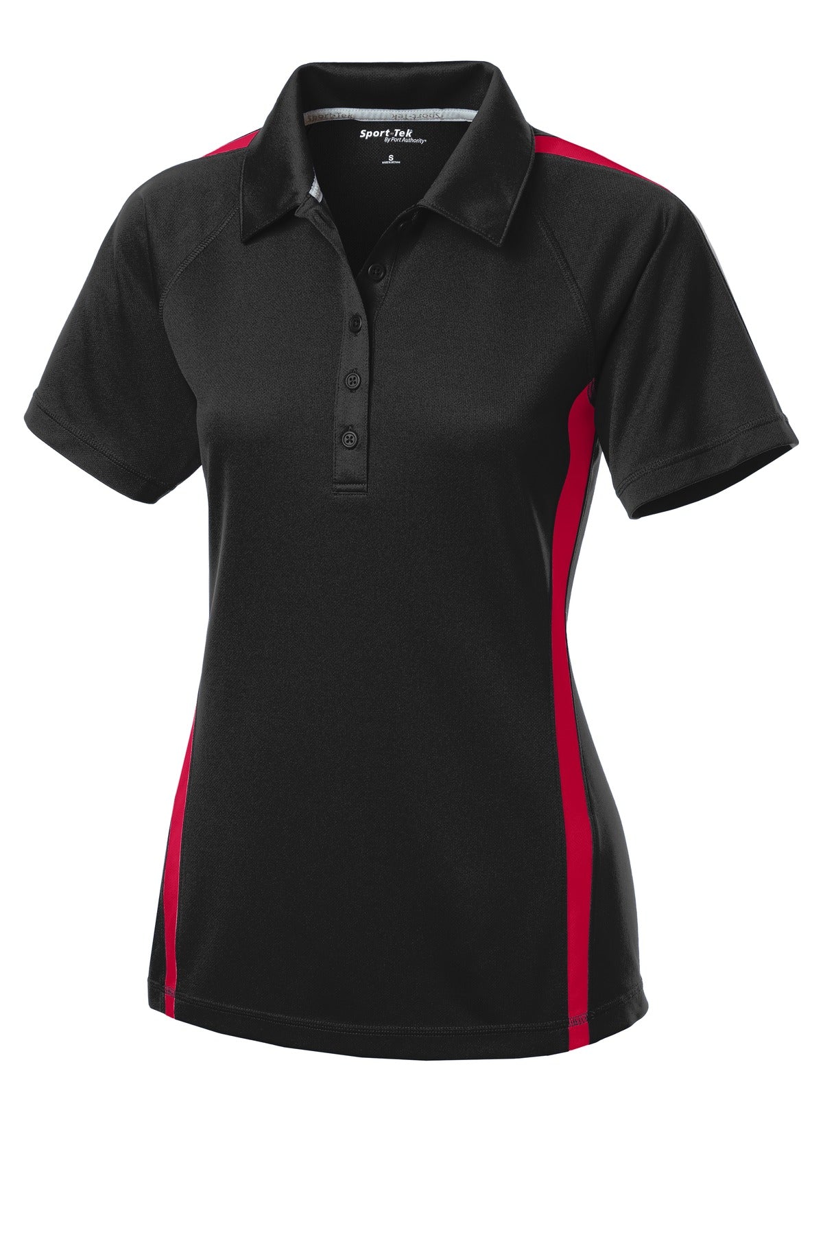 Sport-Tek Women's PosiCharge Micro-Mesh Colorblock Polo. LST685 Womens Apparel Shirts & Tops