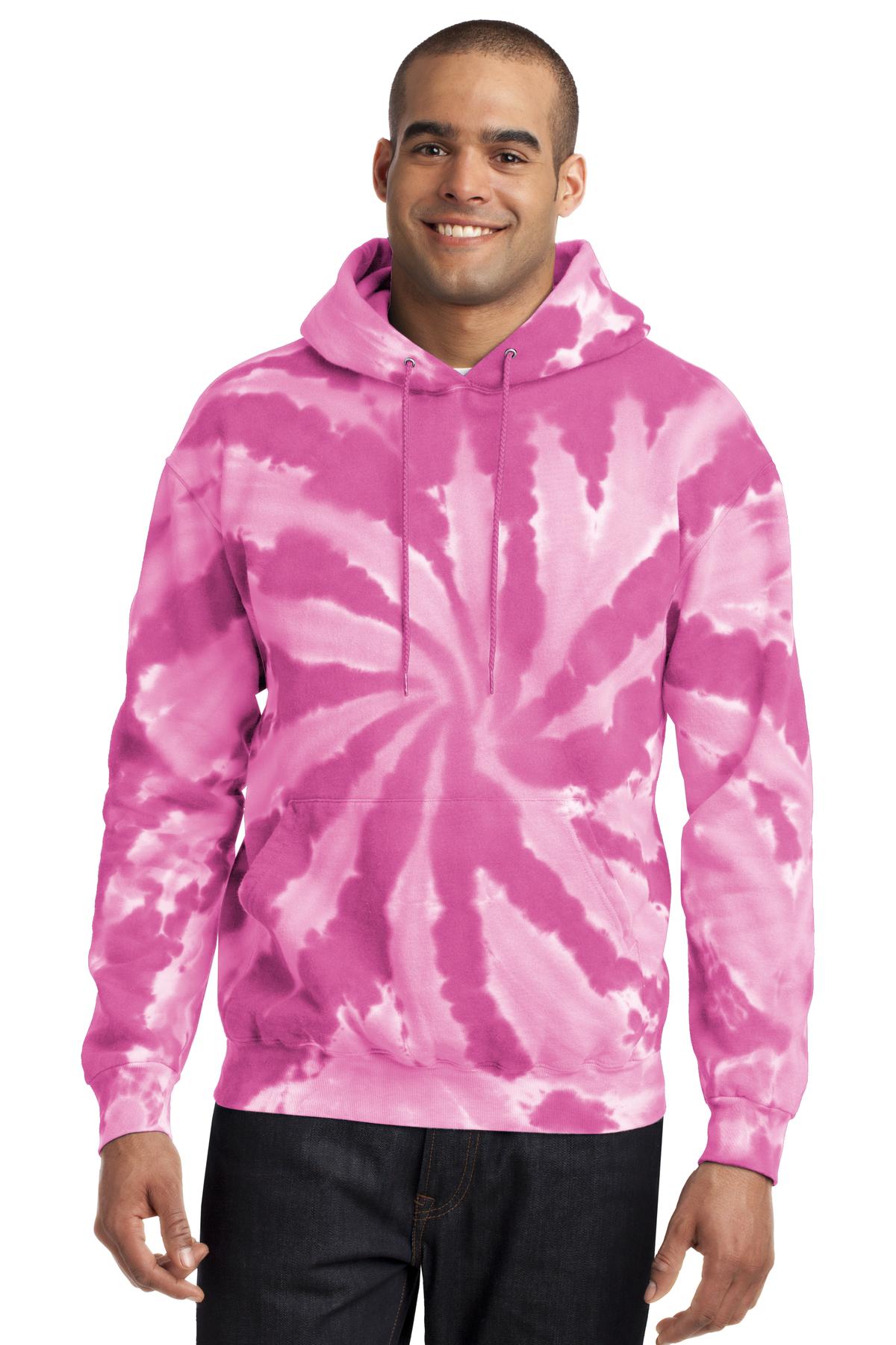 Port & Company - Men's Tie-Dye Pullover Hooded Sweatshirt Mens Apparel Sweatshirts & Fleece