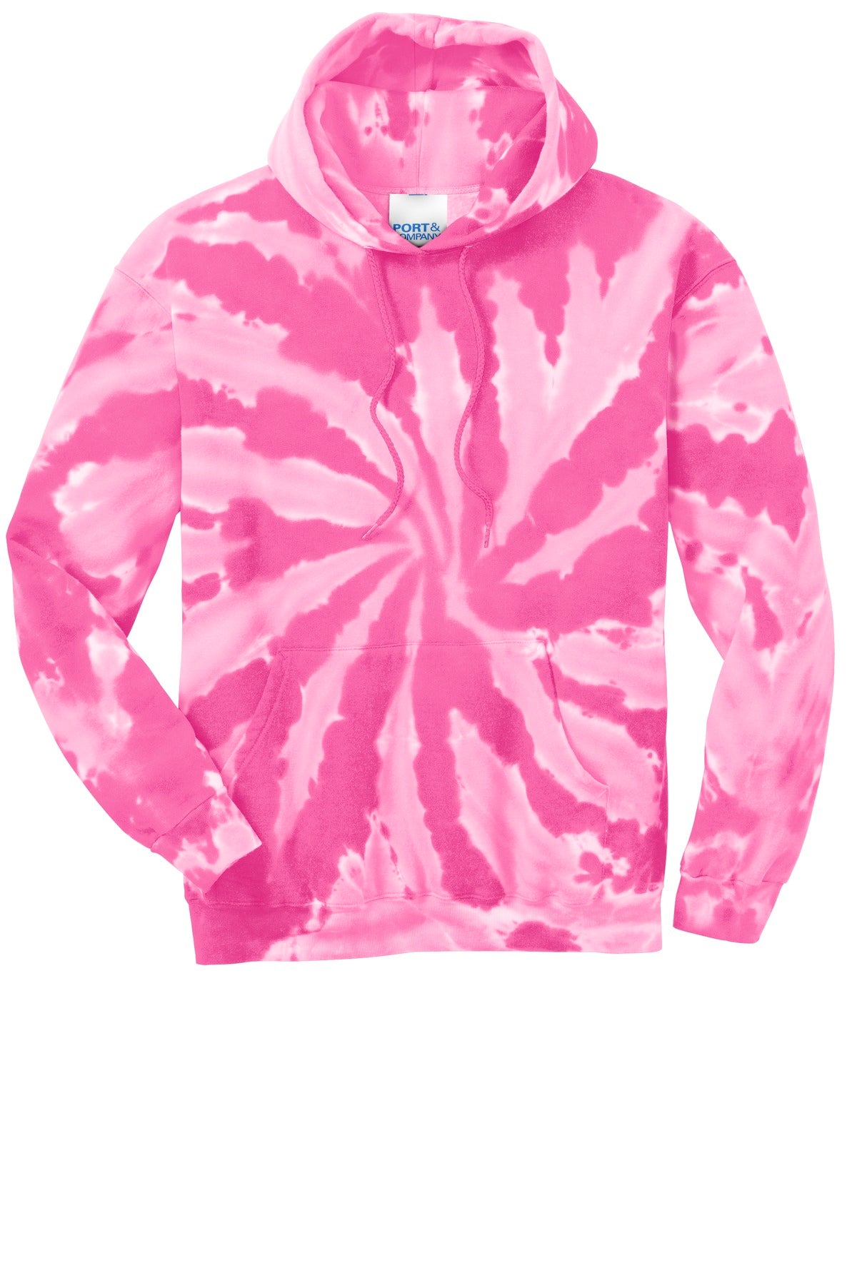 Port & Company - Men's Tie-Dye Pullover Hooded Sweatshirt Mens Apparel Sweatshirts & Fleece