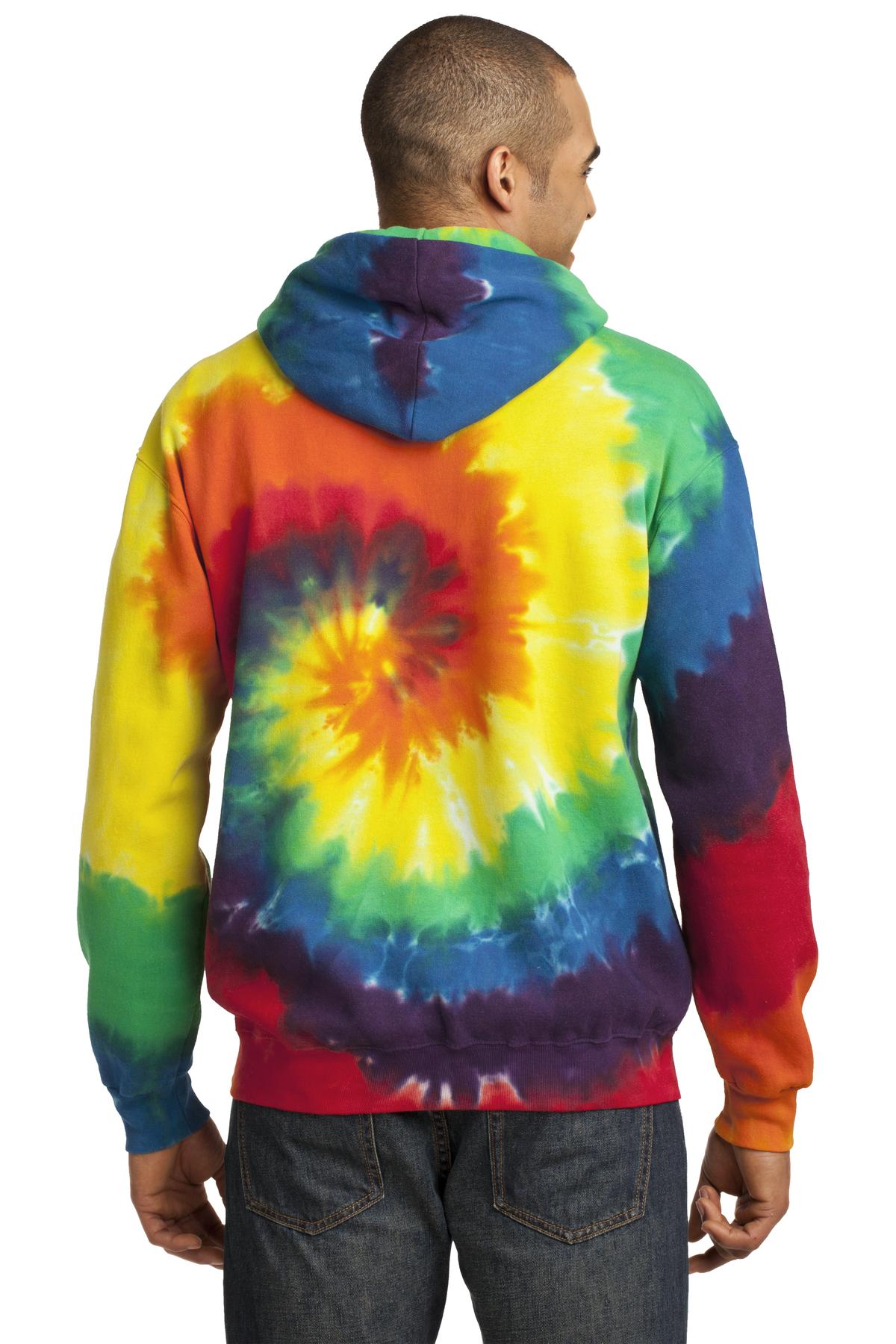 Port & Company - Men's Tie-Dye Pullover Hooded Sweatshirt Mens Apparel Sweatshirts & Fleece