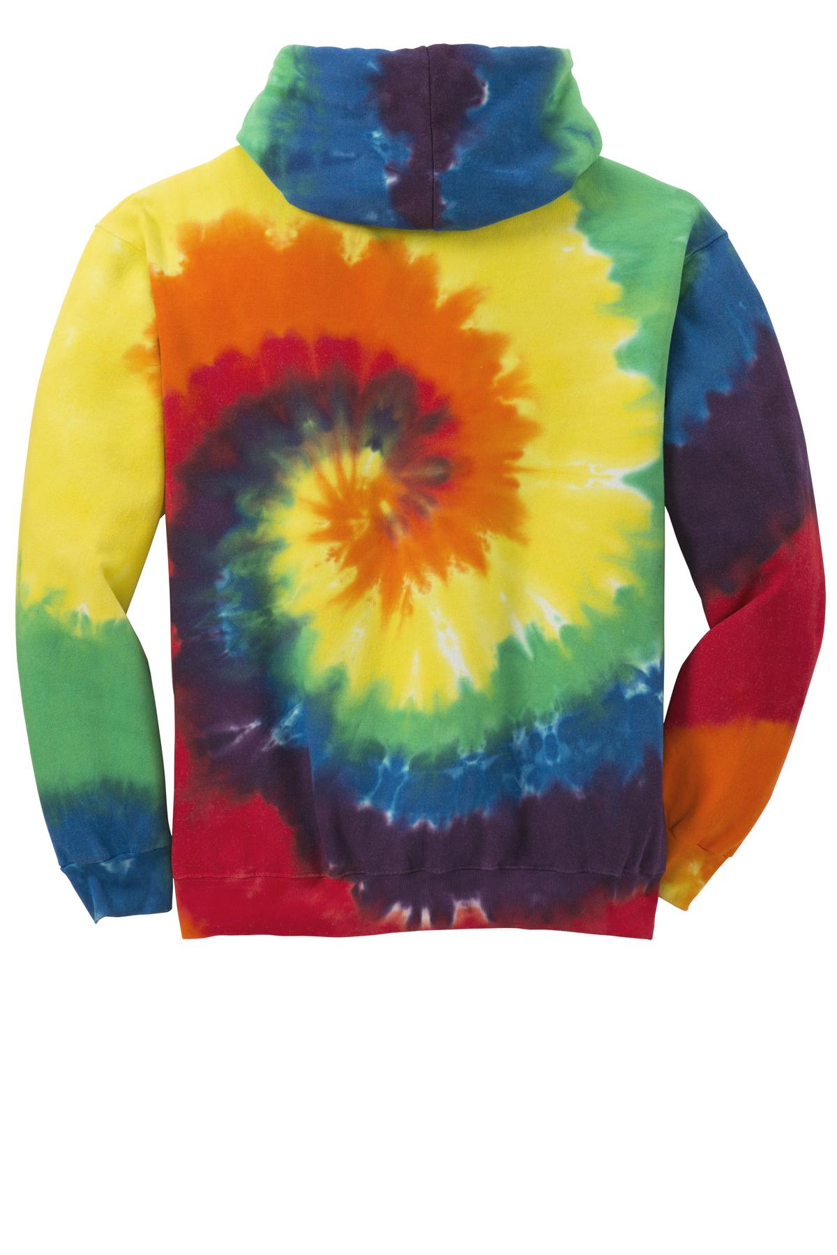 Port & Company - Men's Tie-Dye Pullover Hooded Sweatshirt Mens Apparel Sweatshirts & Fleece