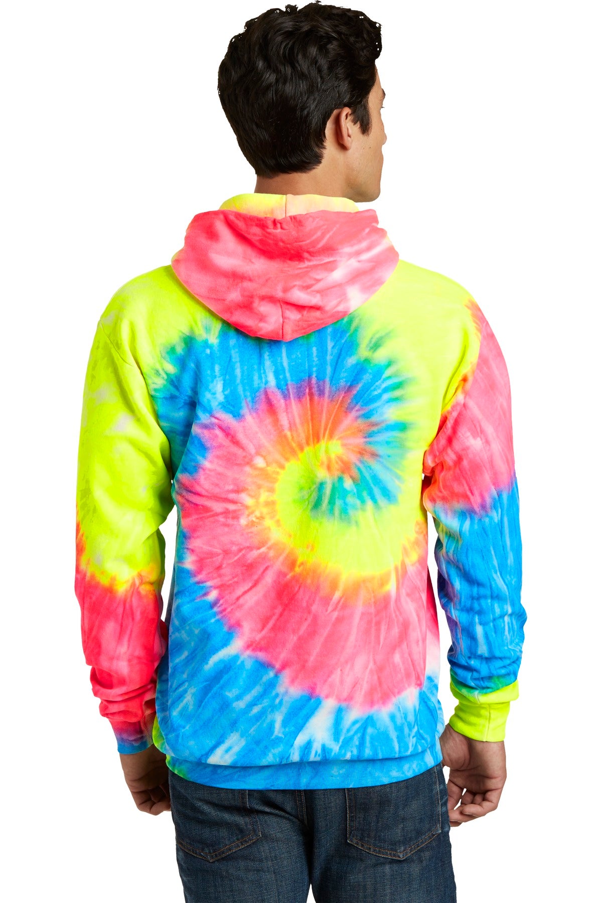 Port & Company - Men's Tie-Dye Pullover Hooded Sweatshirt Mens Apparel Sweatshirts & Fleece