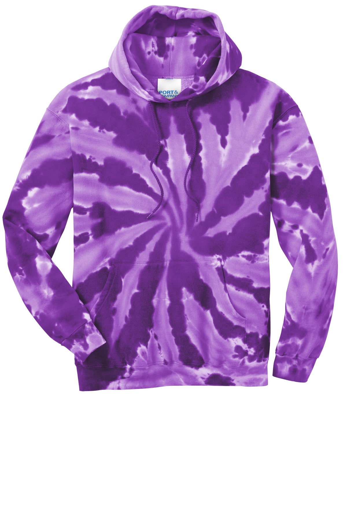 Port & Company - Men's Tie-Dye Pullover Hooded Sweatshirt Mens Apparel Sweatshirts & Fleece