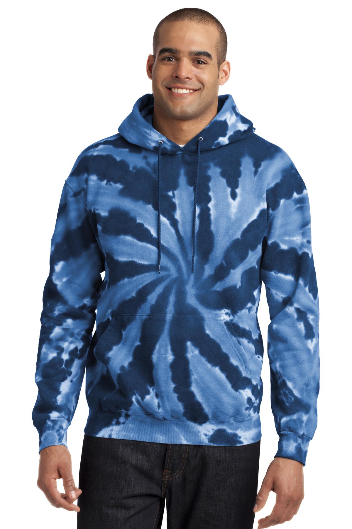 Port & Company - Men's Tie-Dye Pullover Hooded Sweatshirt Mens Apparel Sweatshirts & Fleece